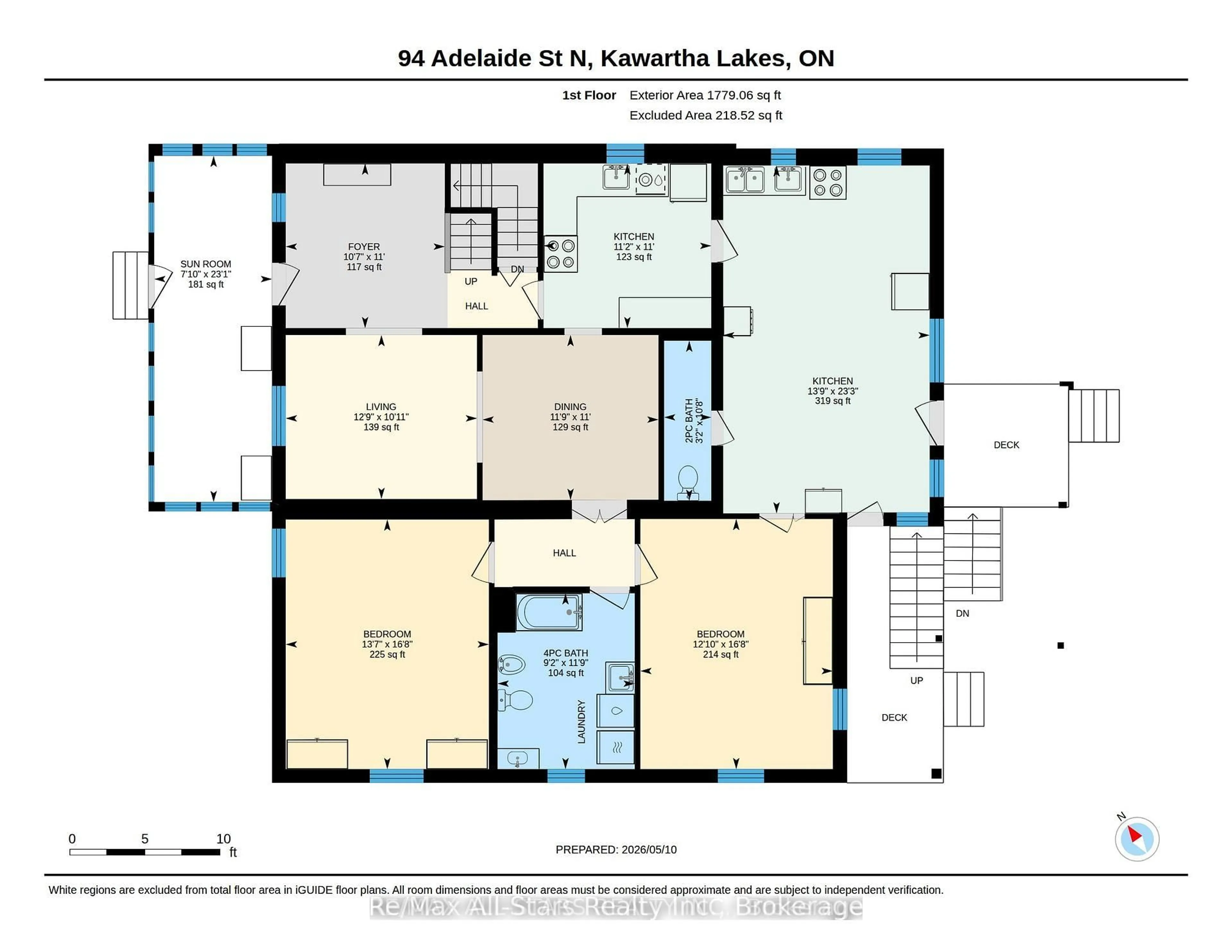 Floor plan for 94 Adelaide St, Kawartha Lakes Ontario K9V 4L5