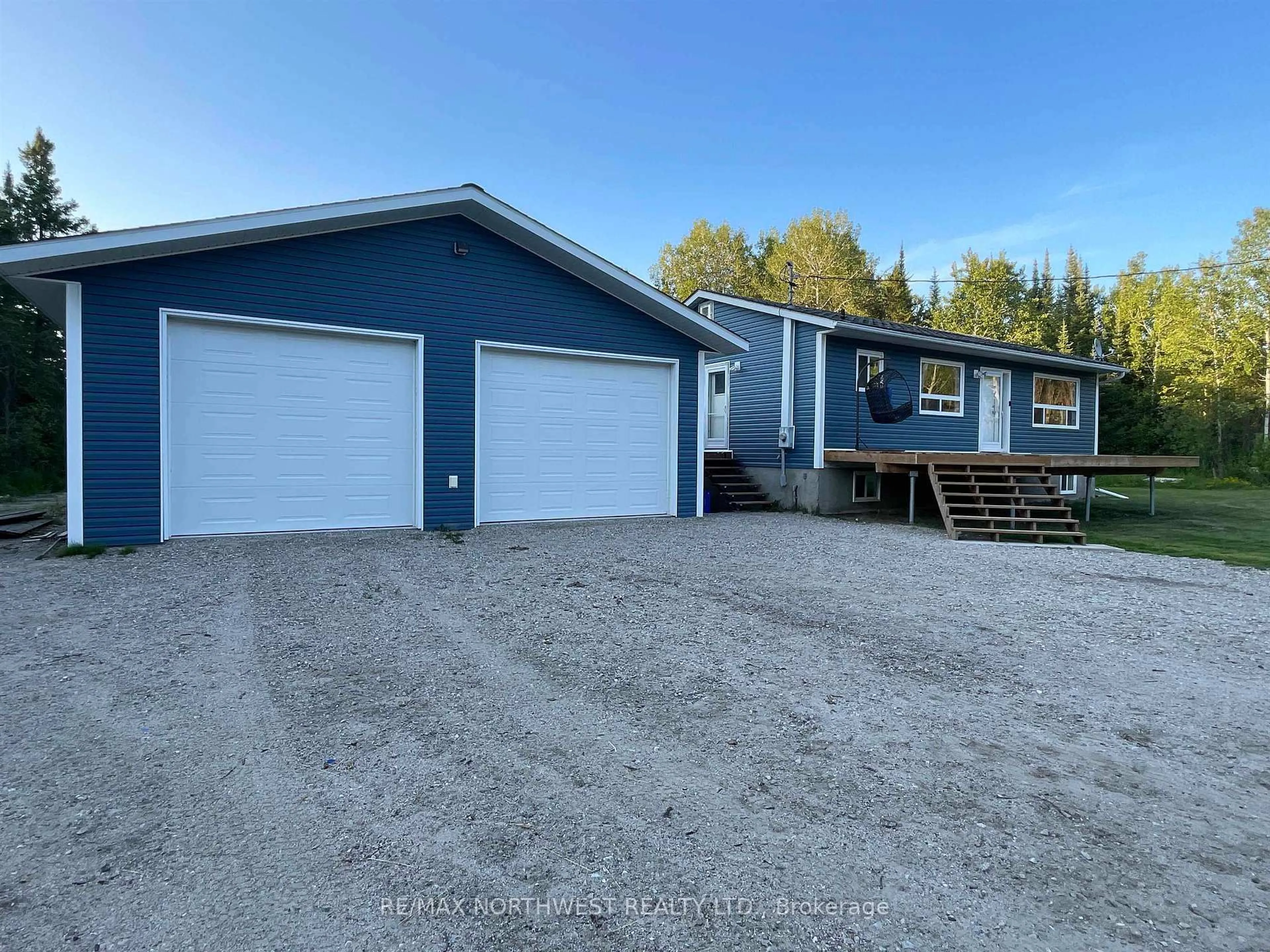 A pic from outside/outdoor area/front of a property/back of a property/a pic from drone, unknown for 9 Rodgers Road, Dryden Ontario P8N 2Y4