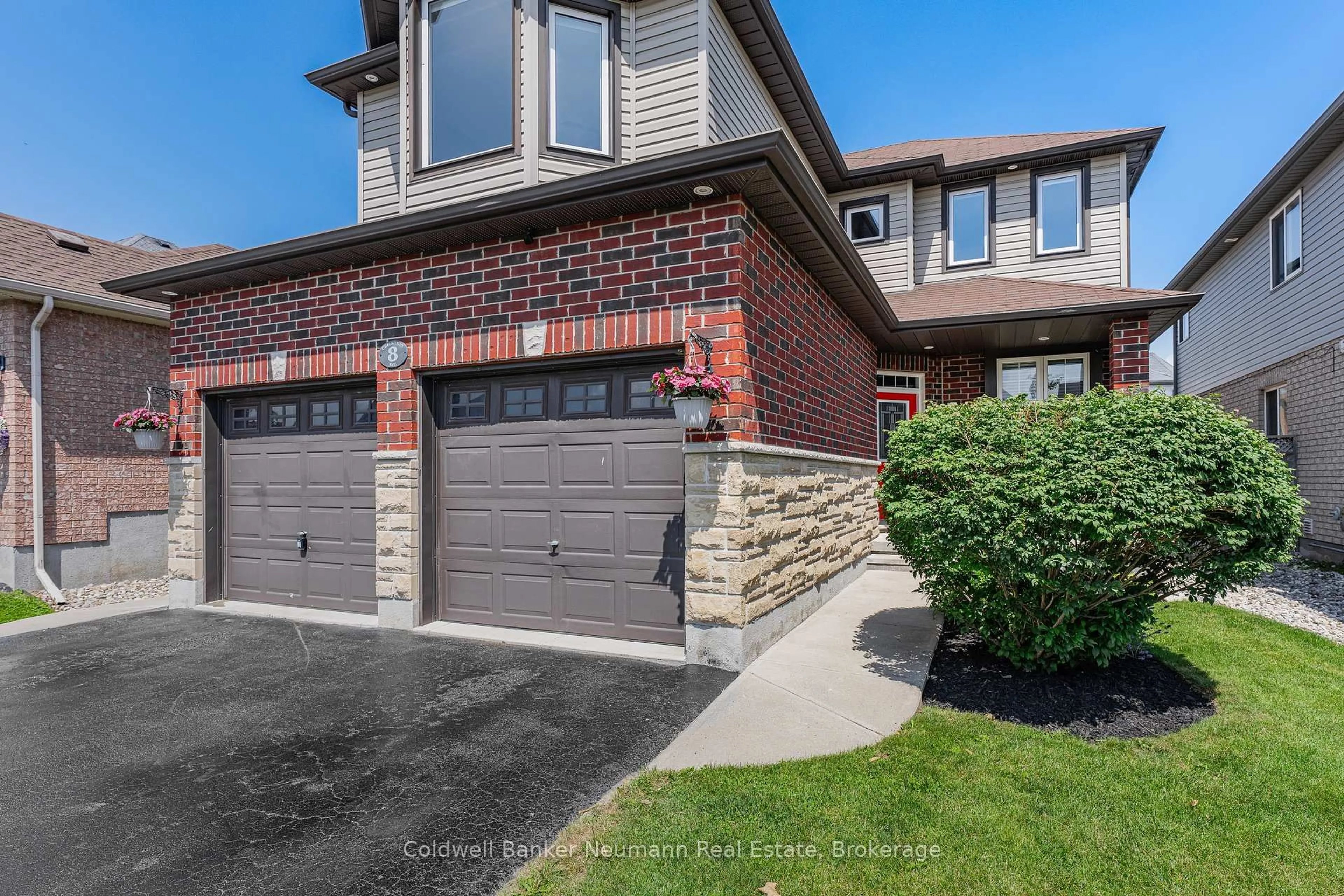 Home with brick exterior material, street for 8 Creighton Ave, Guelph Ontario N1E 0G8