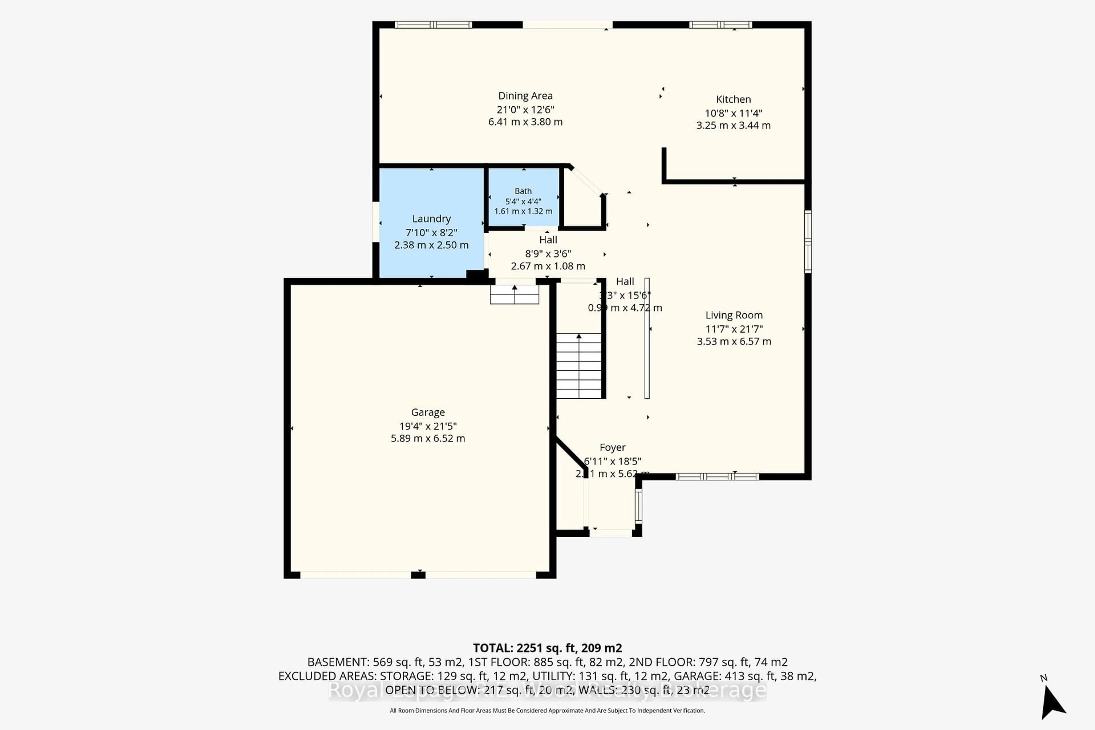 Floor plan for 117 Allen St, Tillsonburg Ontario N4G 5J9