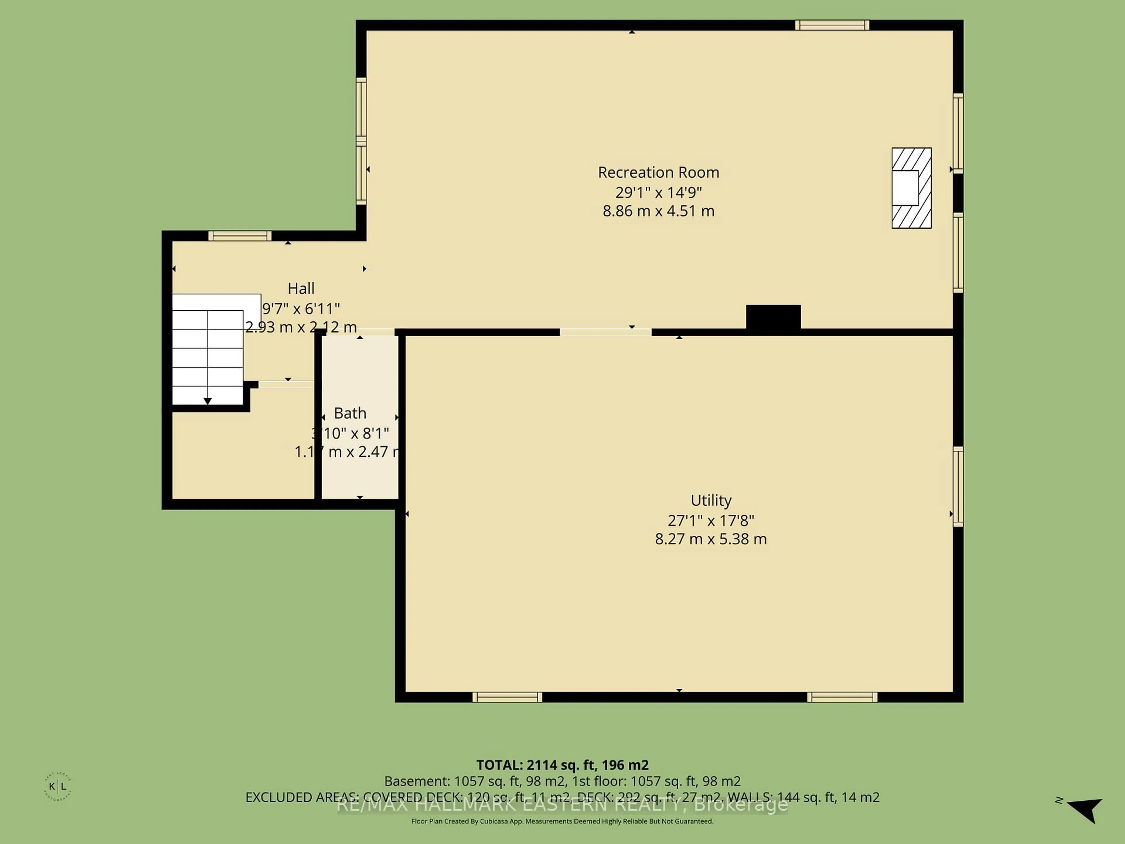 Floor plan for 2839 Peter St, Hamilton Township Ontario K9A 4J9