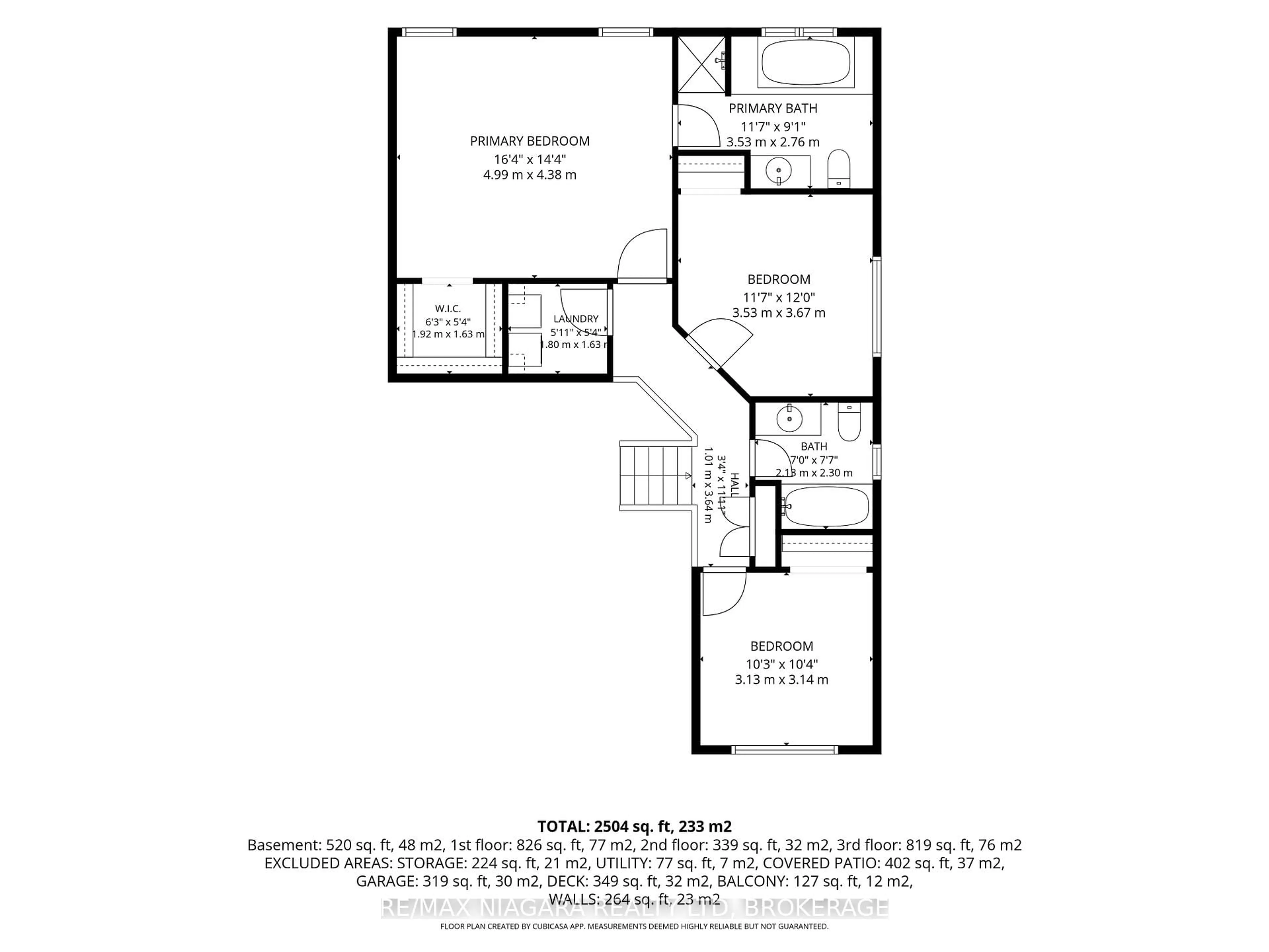 Floor plan for 8571 Dogwood Cres, Niagara Falls Ontario L2H 0K7