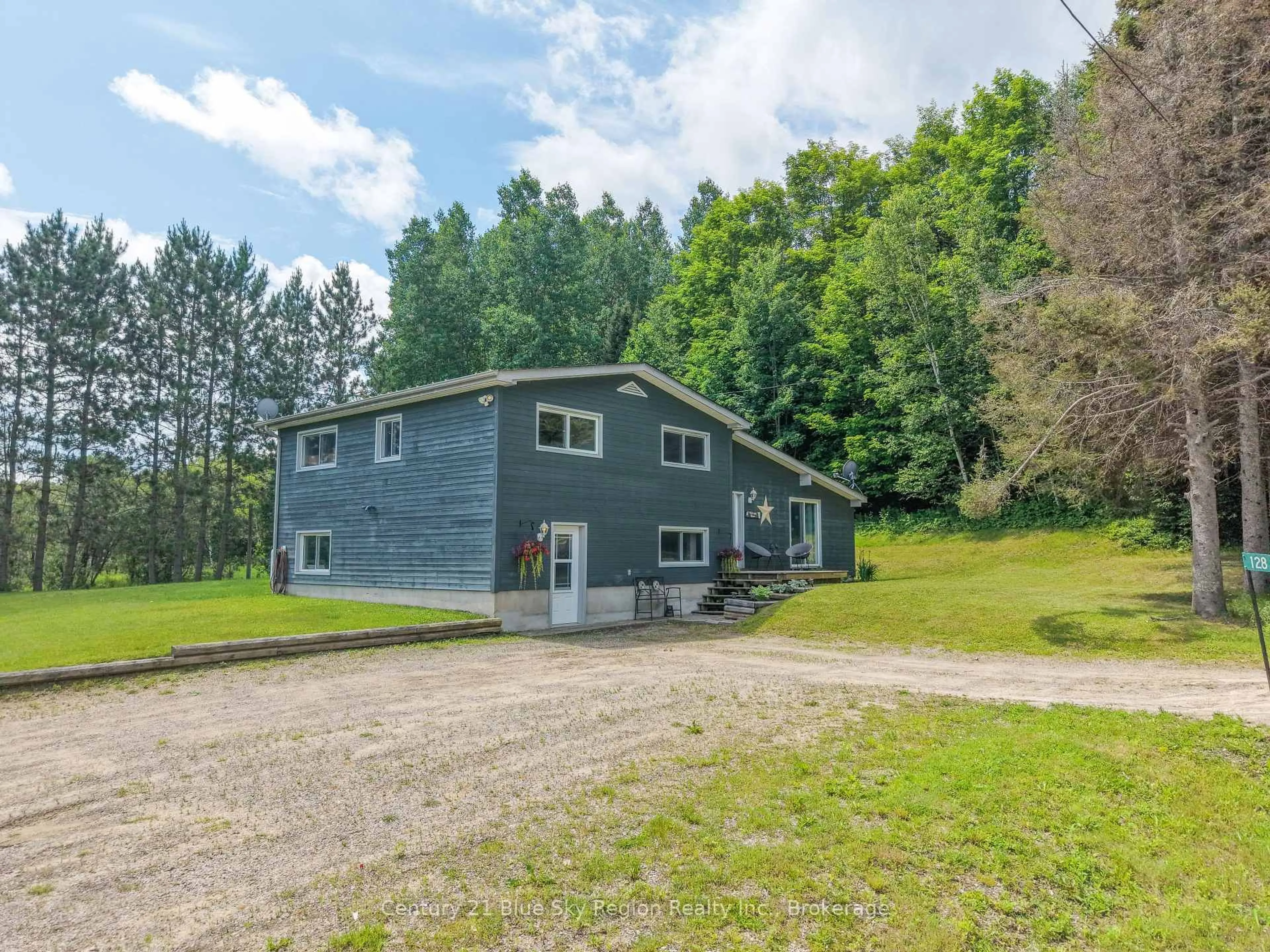 A pic from outside/outdoor area/front of a property/back of a property/a pic from drone, unknown for 128 Hurtubise Rd, East Ferris Ontario P0H 1K0