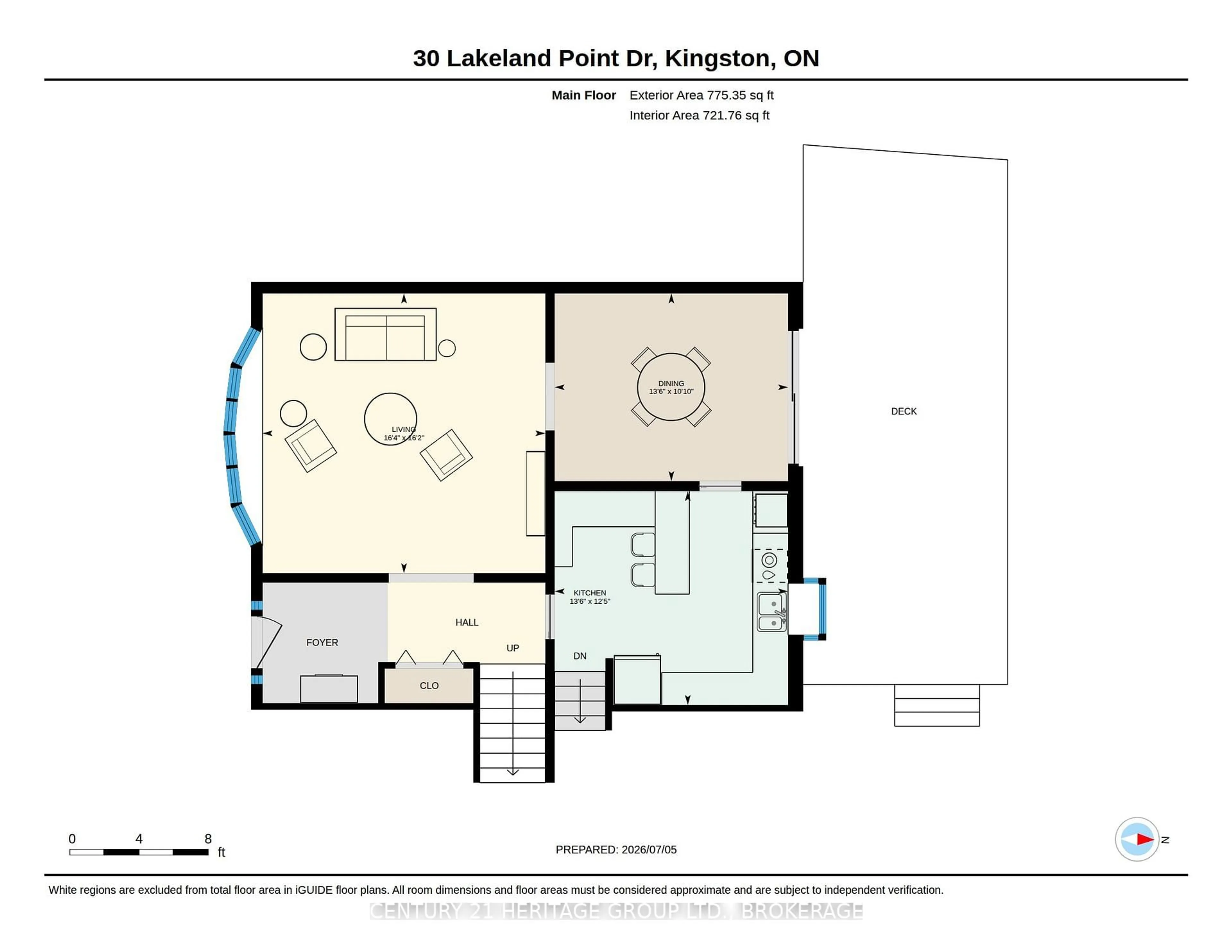 Floor plan for 30 Lakeland Point Dr, Kingston Ontario K7M 4E7