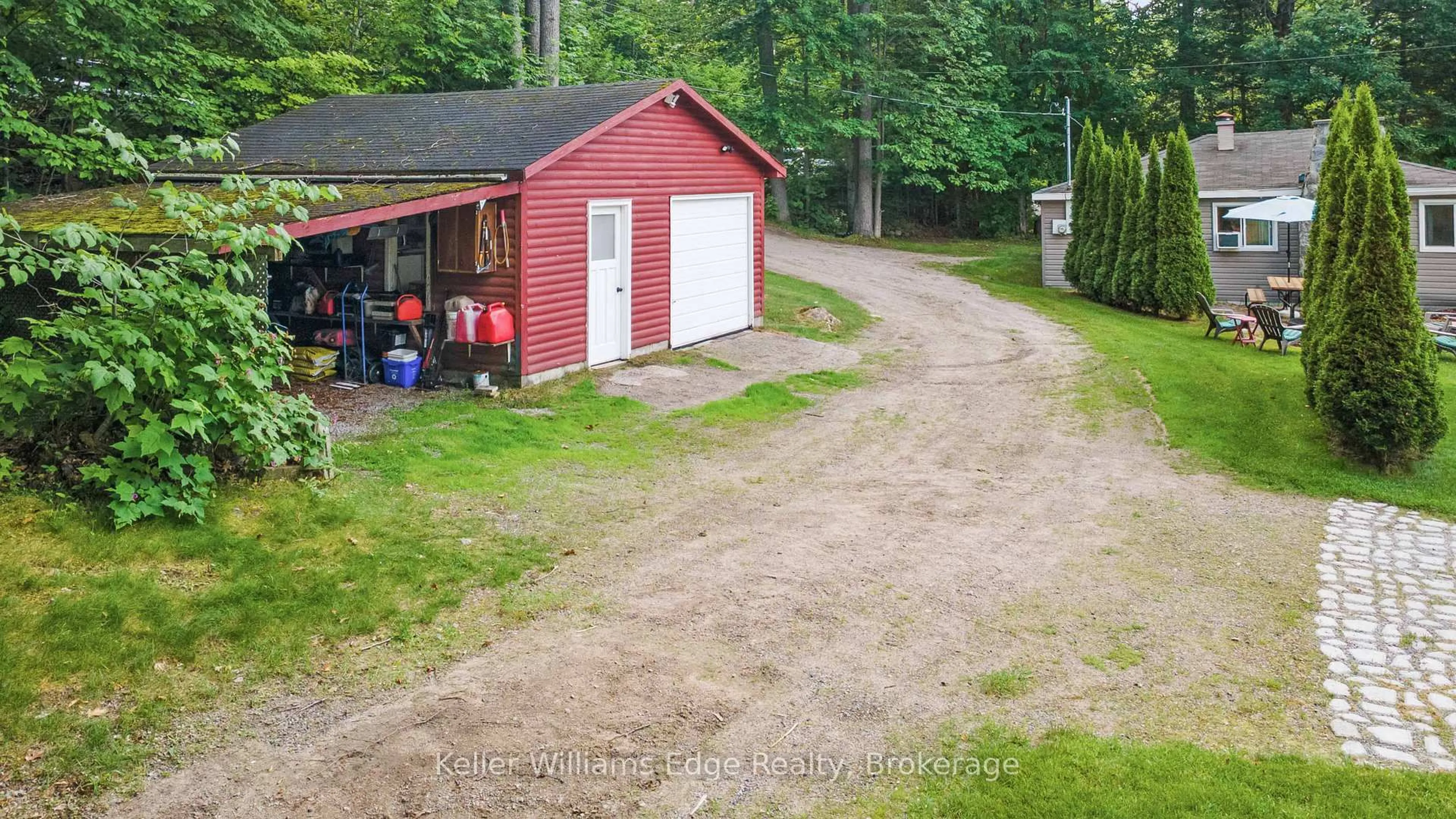 A pic from outside/outdoor area/front of a property/back of a property/a pic from drone, street for 1128 KAMANISKEG LAKE Rd, Combermere Ontario K0J 1L0