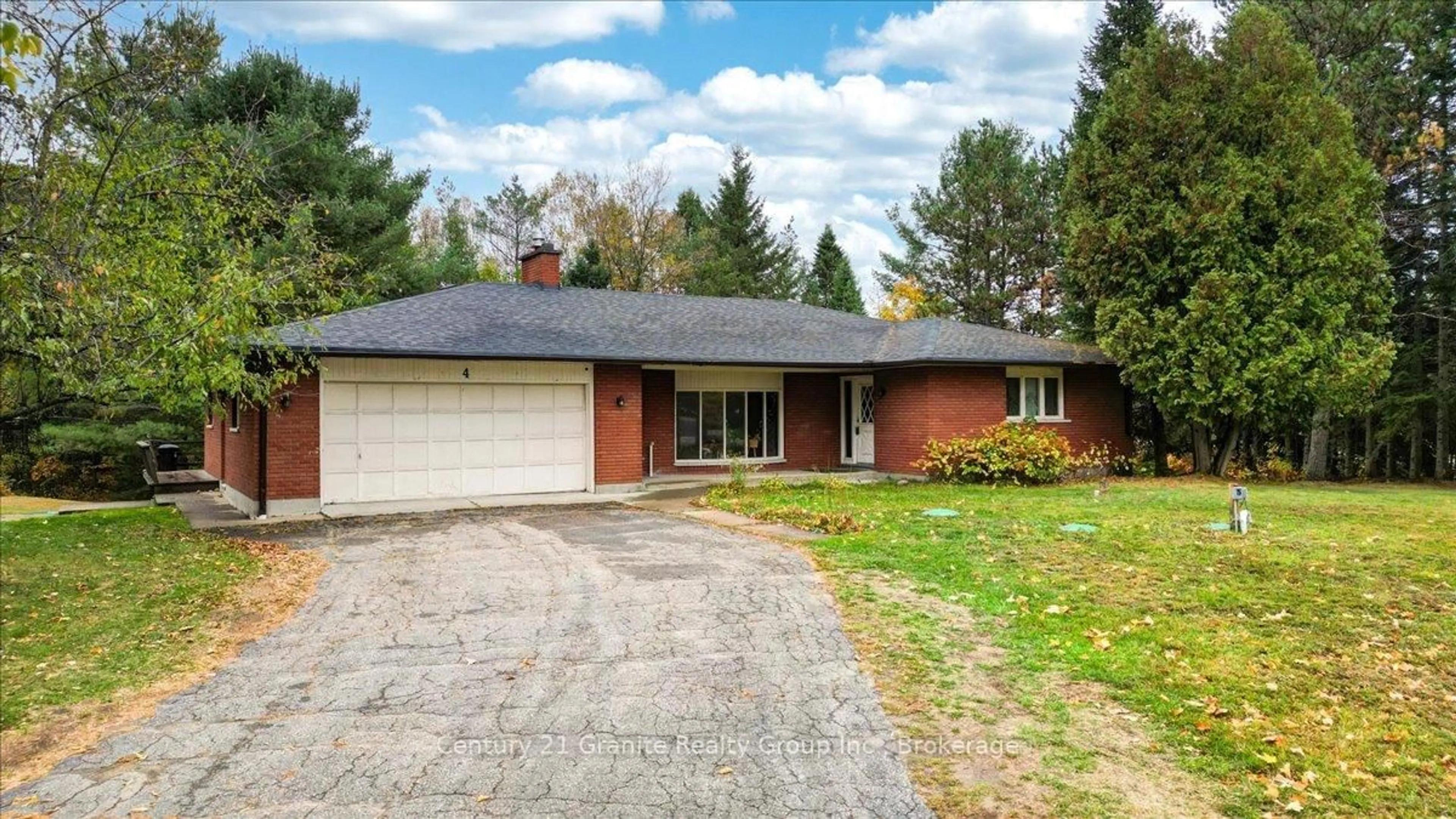 Home with brick exterior material, street for 4 Maxwell Settlement Rd, Bancroft Ontario K0L 1C0
