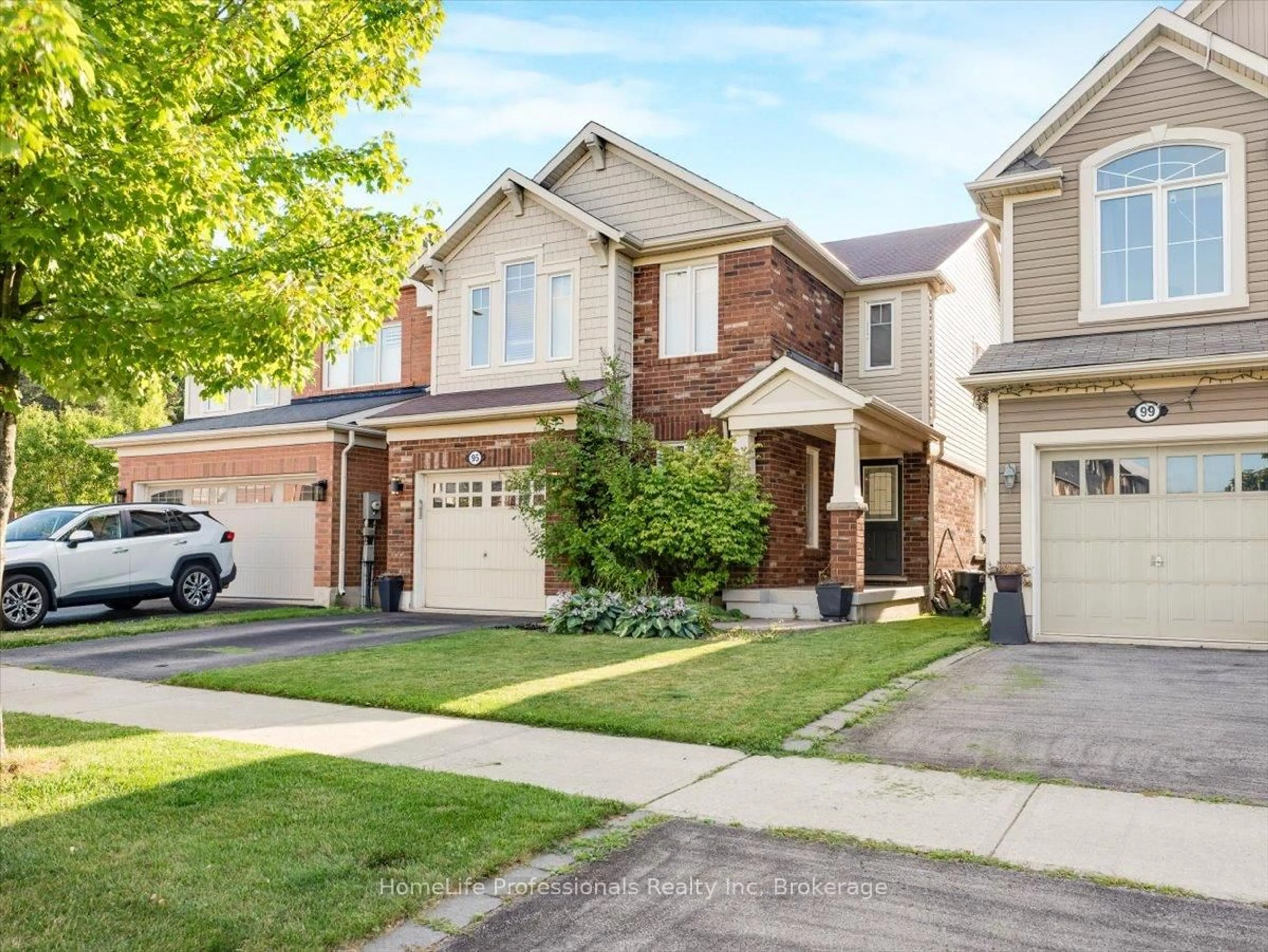 Home with brick exterior material, street for 95 Emick Dr, Hamilton Ontario L9K 0C9