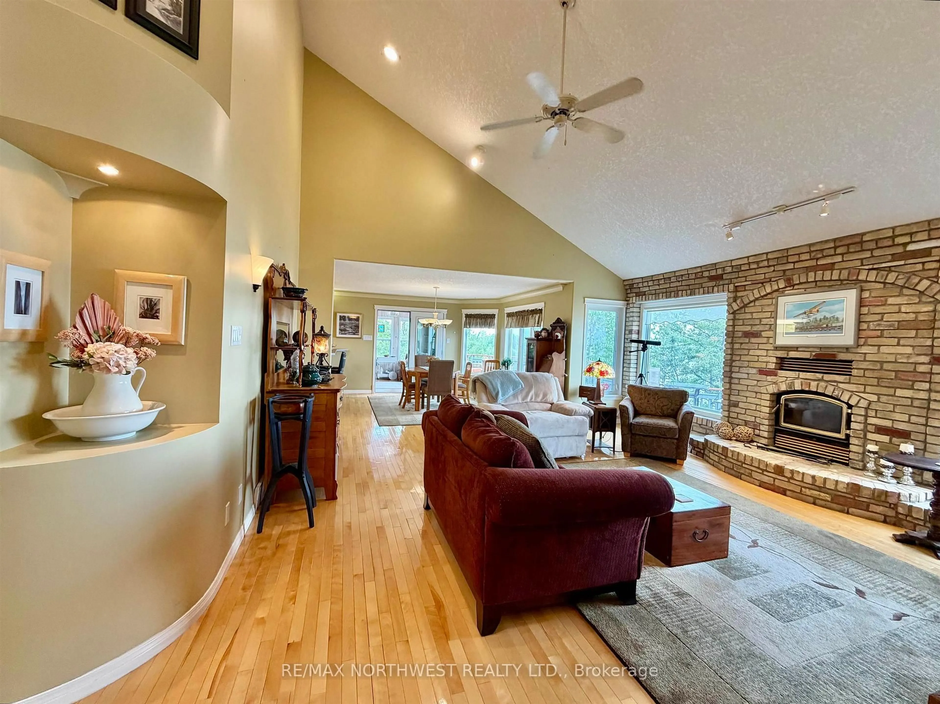 Living room with furniture, unknown for 498B HWY 11, Rainy River Remote Area Ontario P9A 3M3