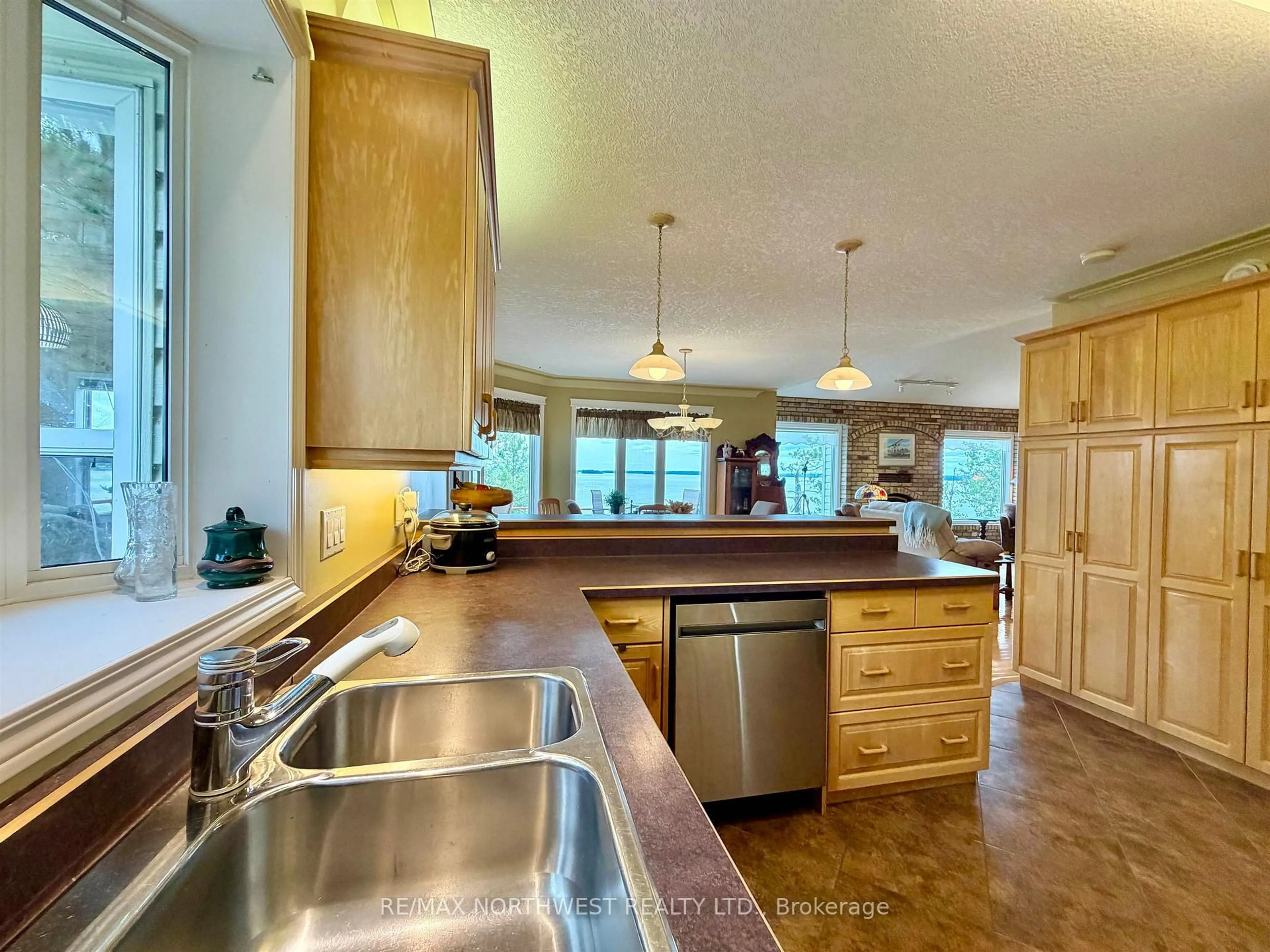 Open concept kitchen, unknown for 498B HWY 11, Rainy River Remote Area Ontario P9A 3M3