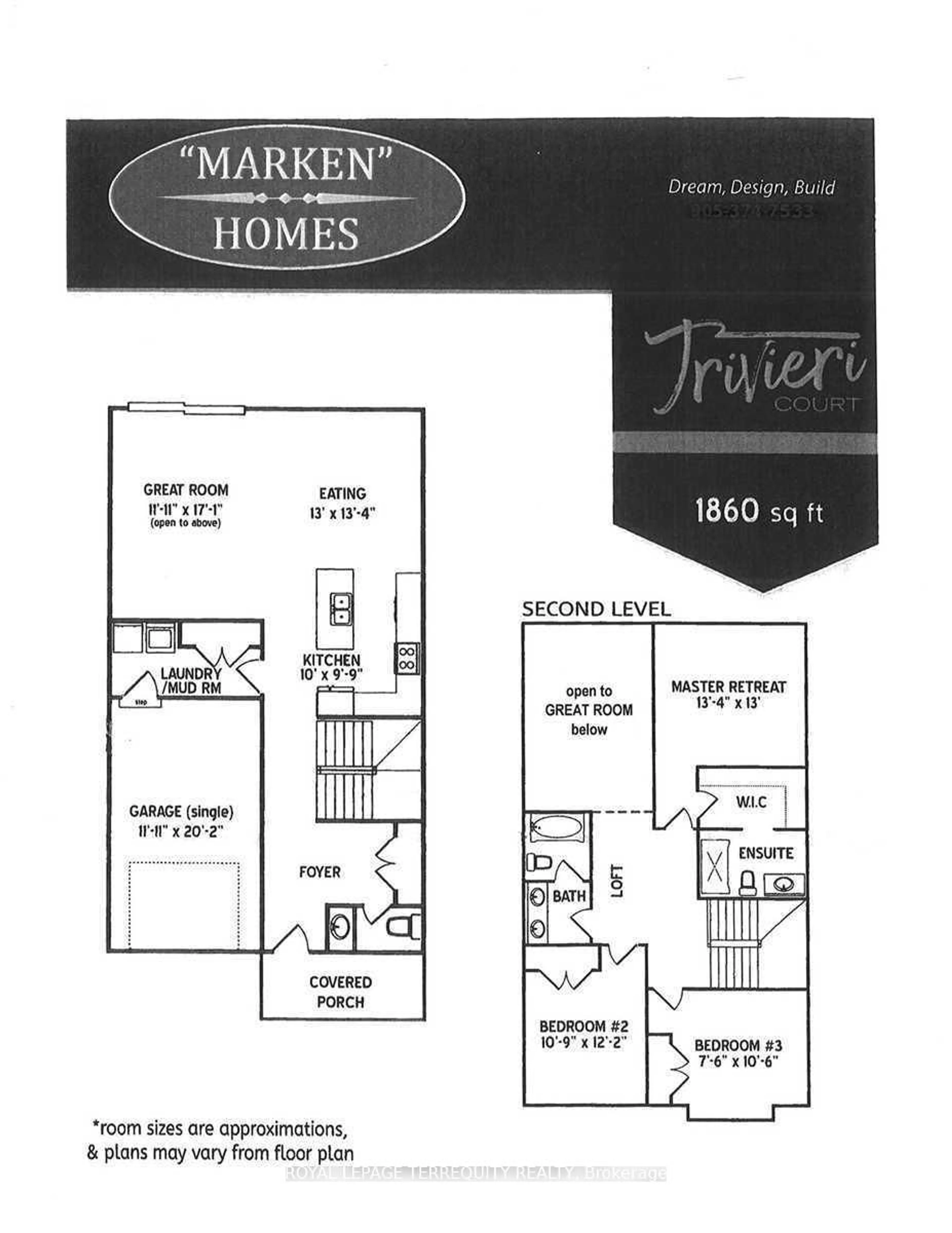 Floor plan for 45 Dorchester Blvd #22, St. Catharines Ontario L2M 0C4