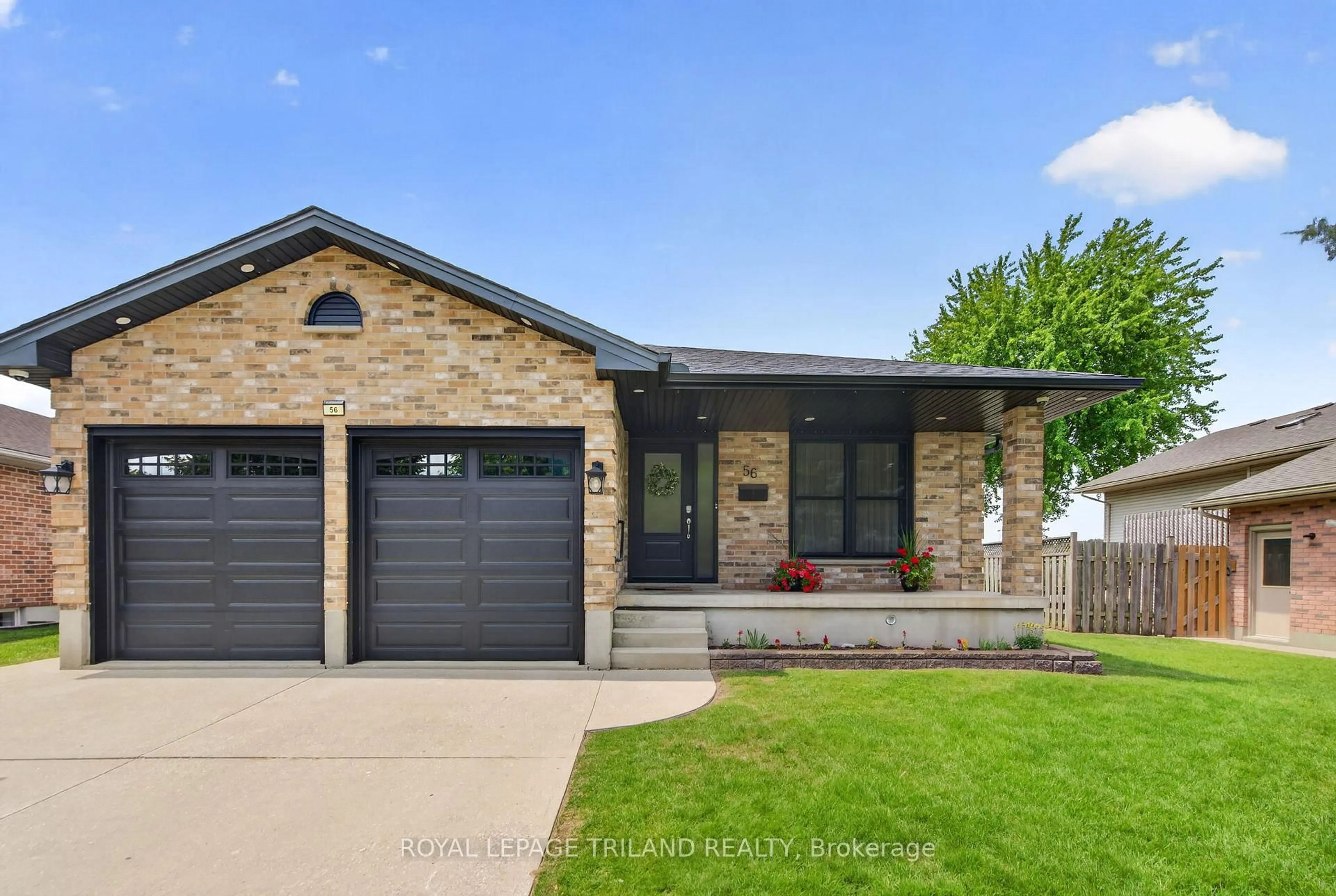 Home with brick exterior material, street for 56 Parkview Cres, Strathroy-Caradoc Ontario N7G 4B1