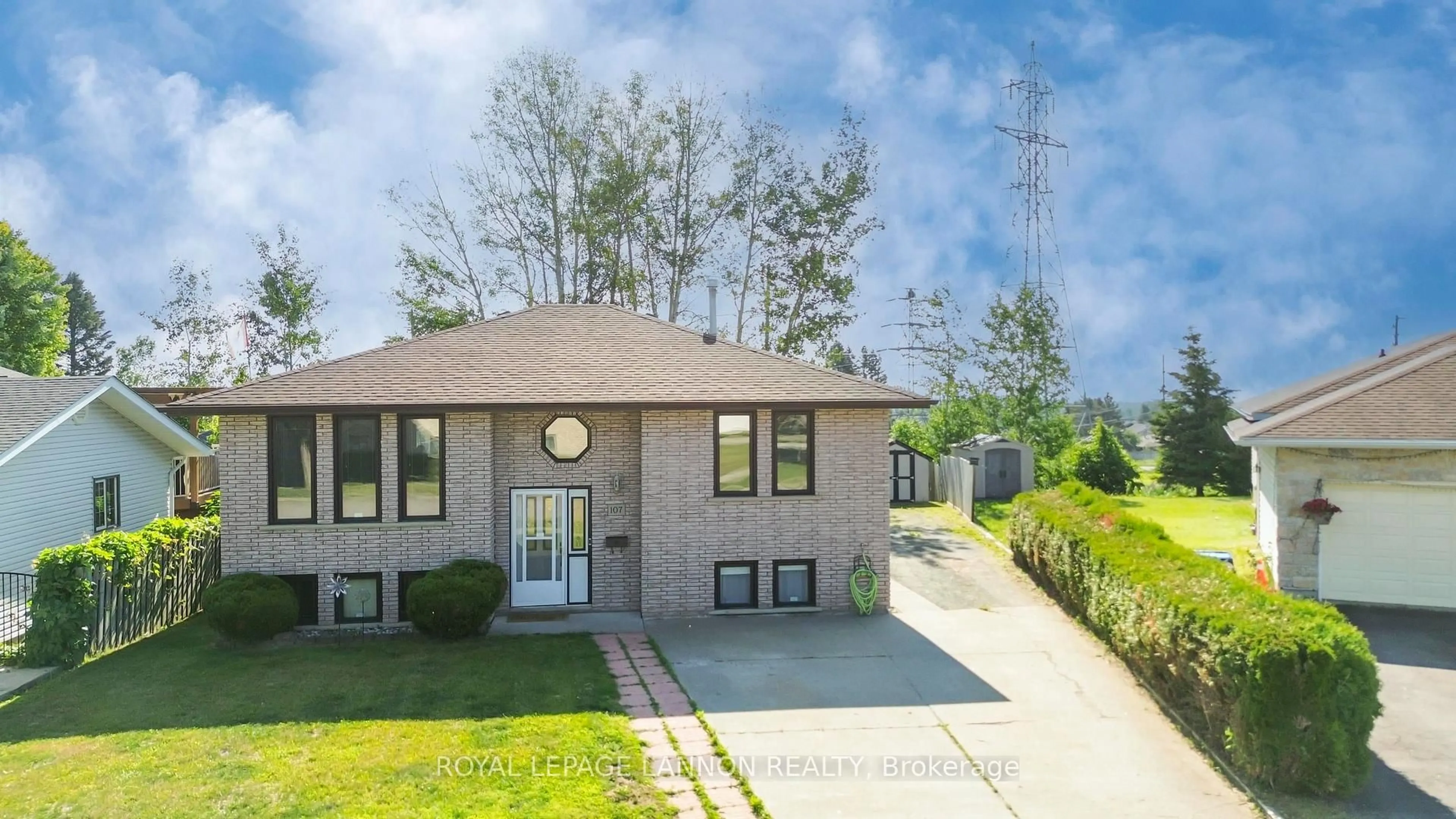 Home with brick exterior material, street for 107 Sapphire Dr, Thunder Bay Ontario P7G 1A8