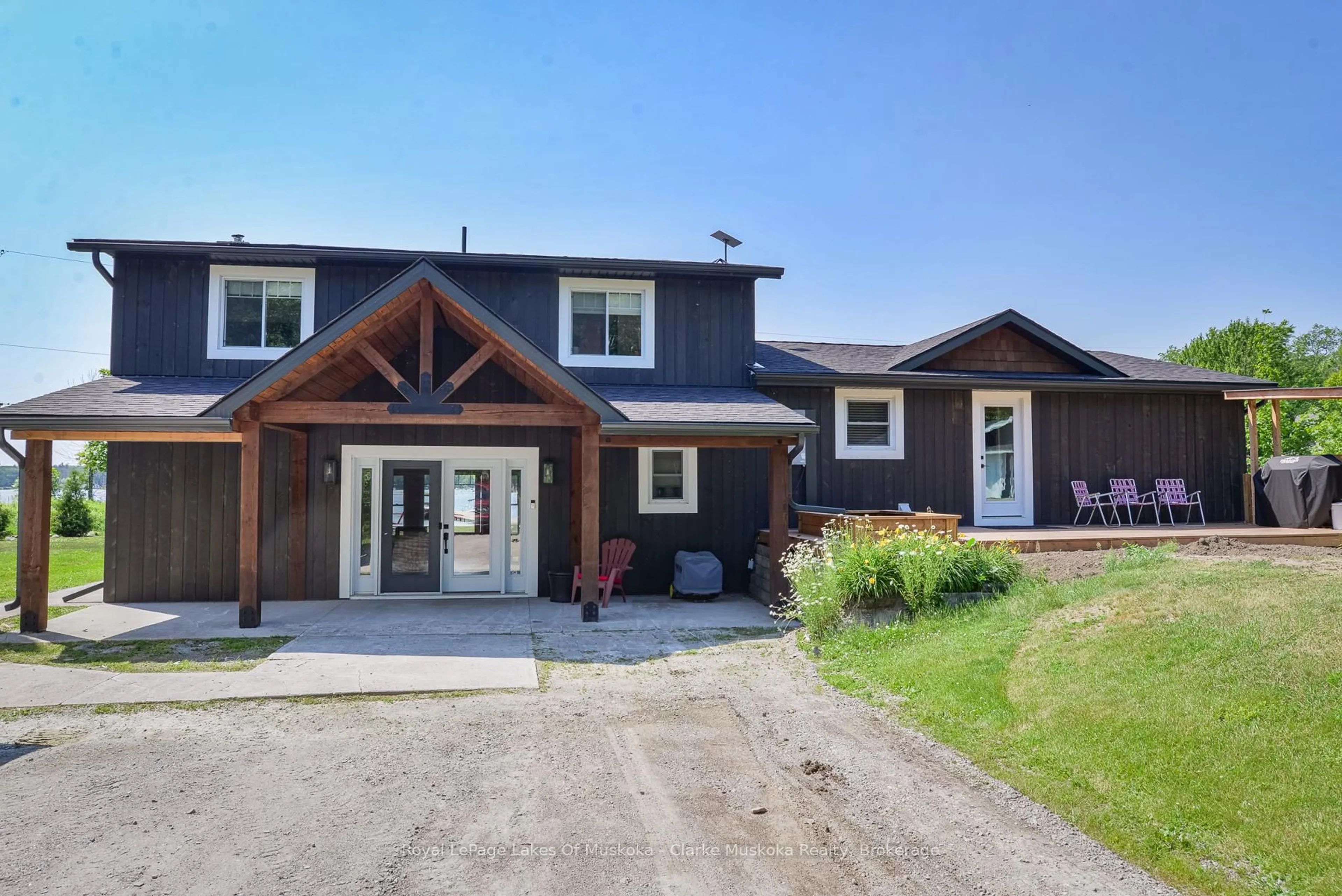 Home with vinyl exterior material, street for 21 Ellery Rd, Georgian Bay Ontario L0K 1S0