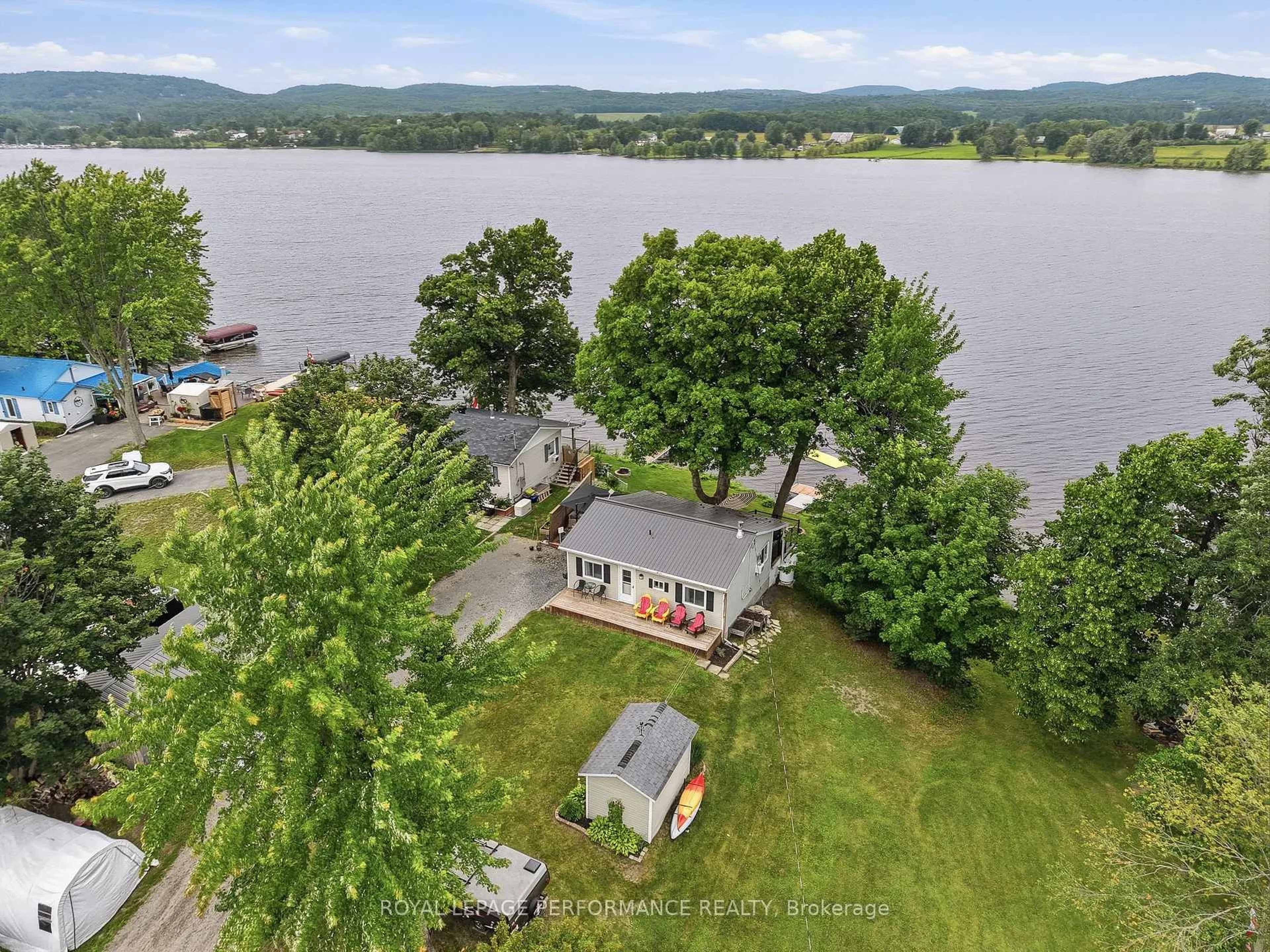 A pic from outside/outdoor area/front of a property/back of a property/a pic from drone, water/lake/river/ocean view for 2473 Concession 1 Rd, Alfred and Plantagenet Ontario K0B 1J0