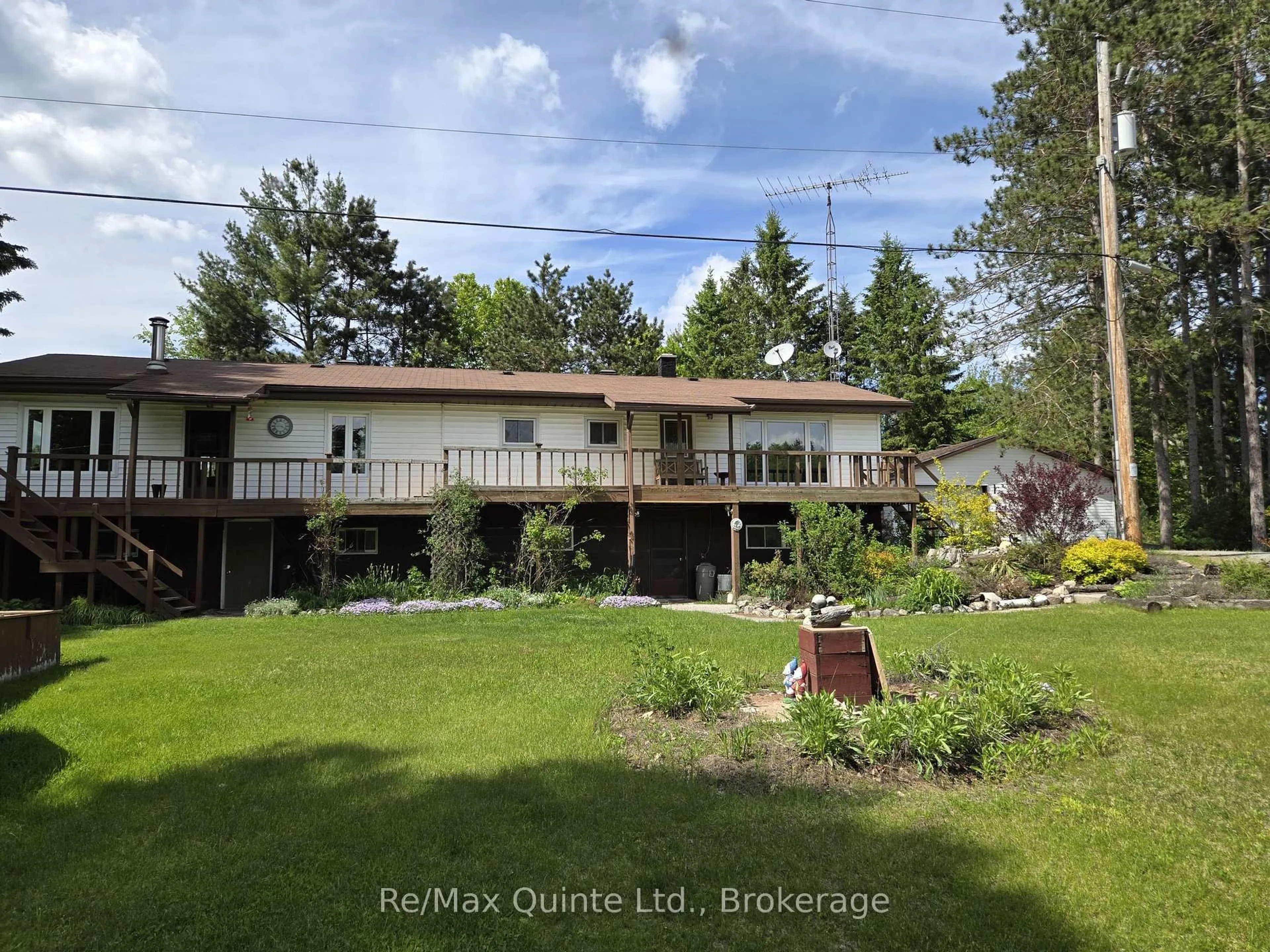 A pic from outside/outdoor area/front of a property/back of a property/a pic from drone, unknown for 690 Potter Settlement Rd, Tweed Ontario K0K 3J0