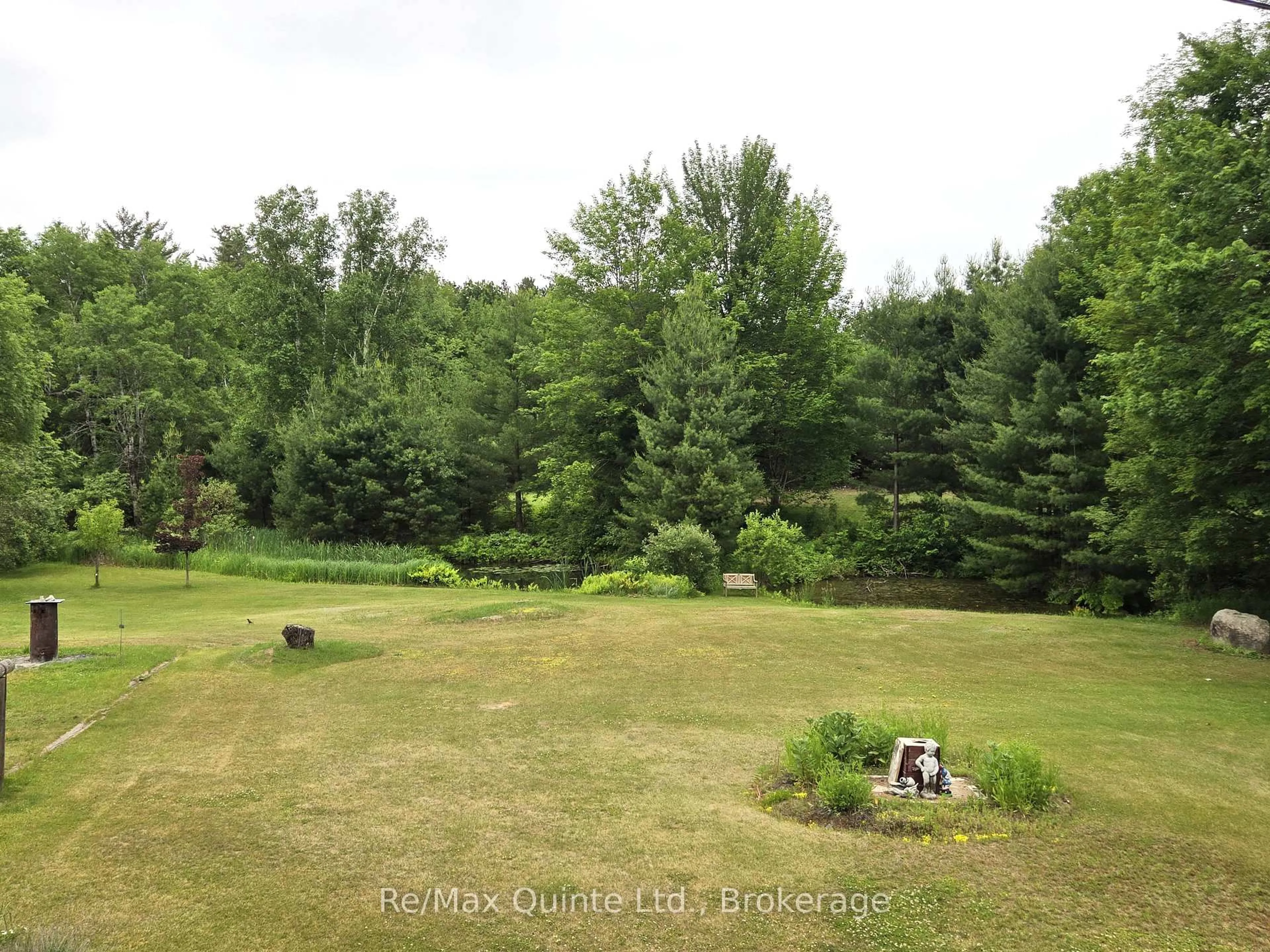 A pic from outside/outdoor area/front of a property/back of a property/a pic from drone, forest/trees view for 690 Potter Settlement Rd, Tweed Ontario K0K 3J0