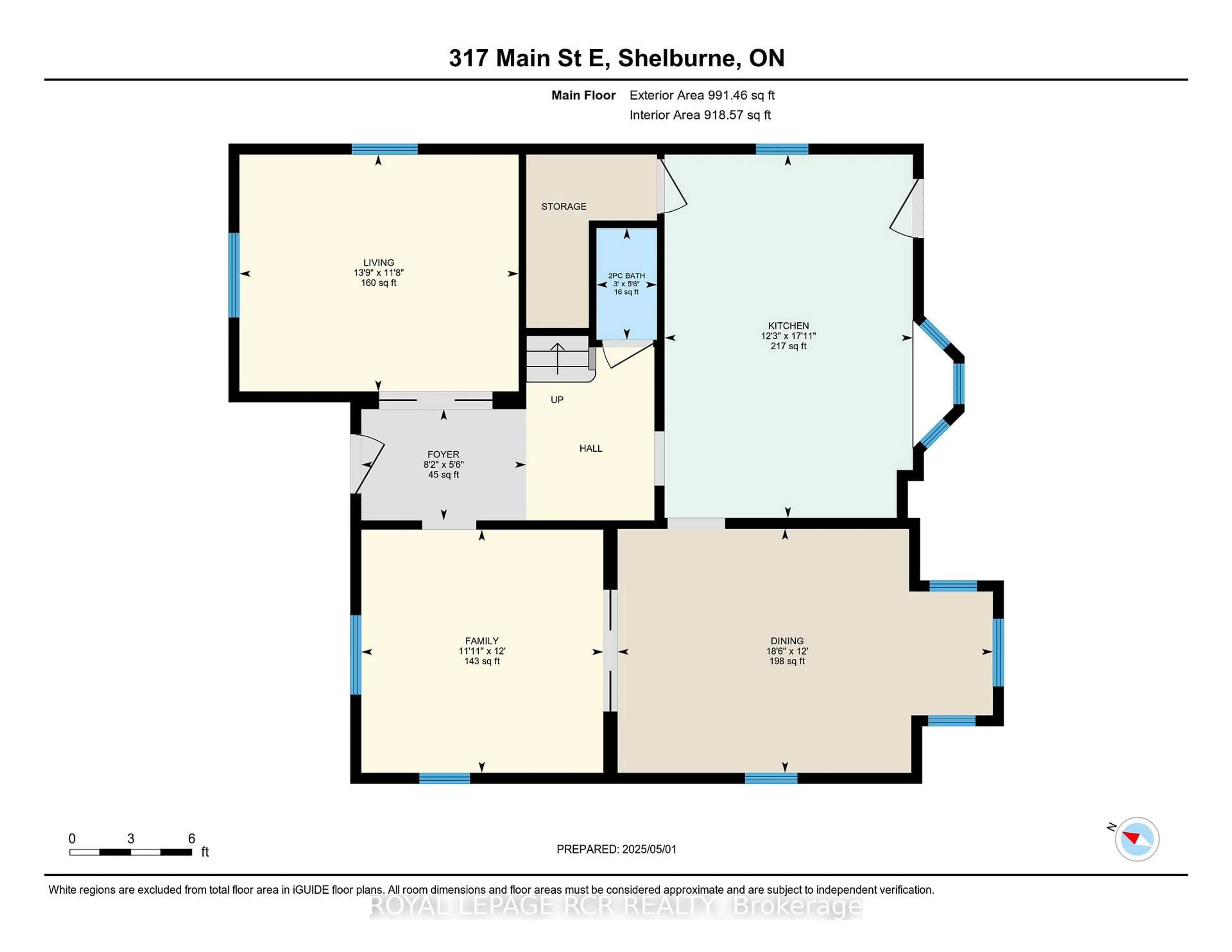 Floor plan for 317 Main St, Shelburne Ontario L9V 2Y7