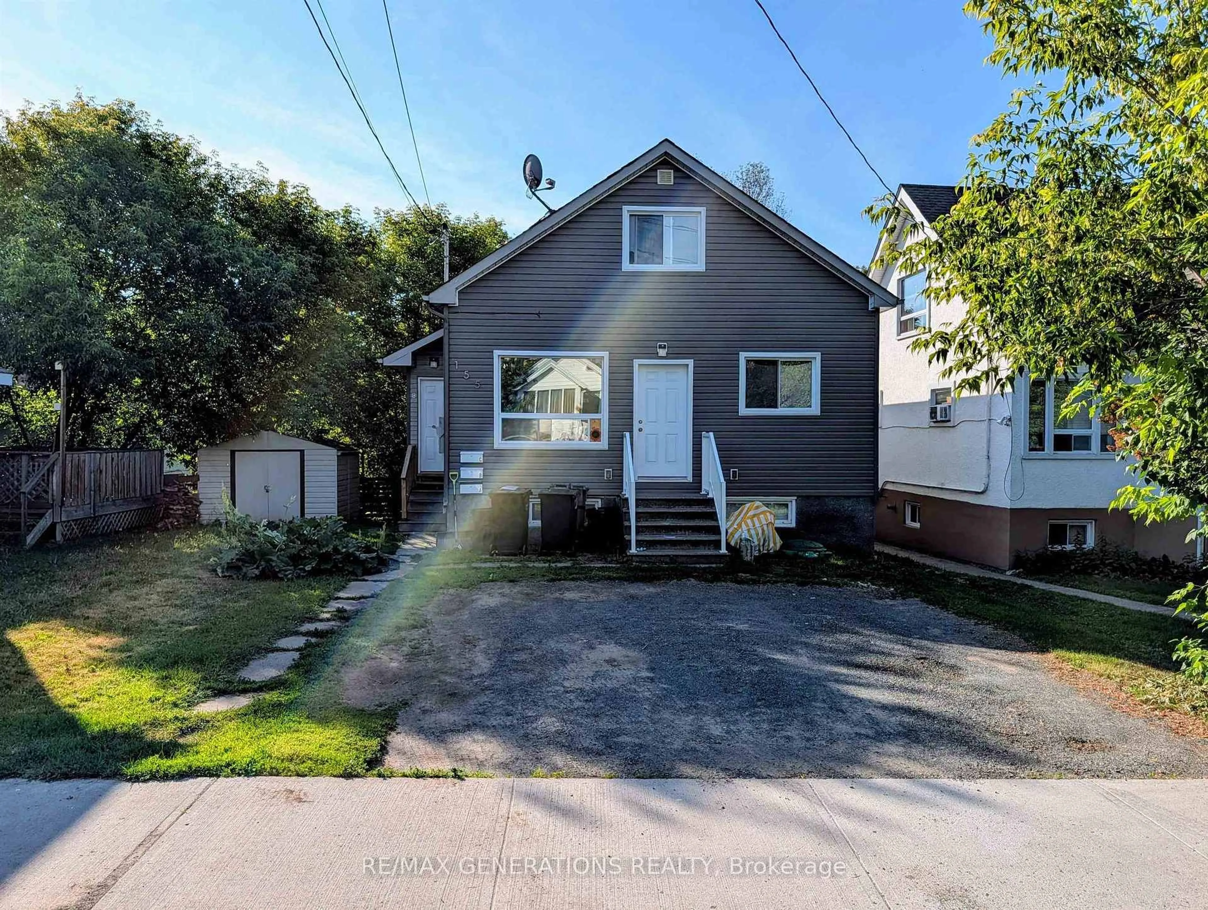 A pic from outside/outdoor area/front of a property/back of a property/a pic from drone, street for 155 Banning St, Thunder Bay Ontario P7B 3J2