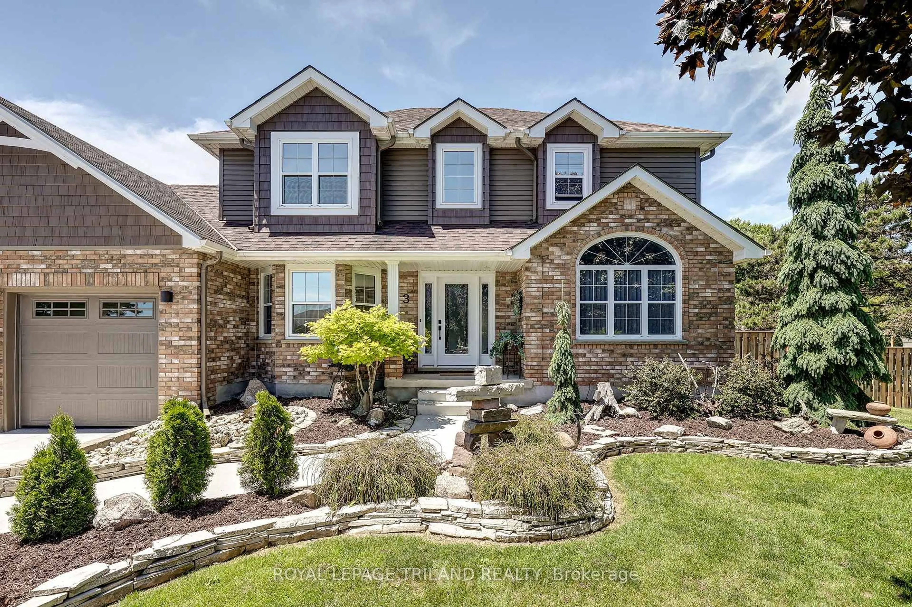 Home with brick exterior material, street for 8755 Tike Rd, Central Elgin Ontario N5P 3S6
