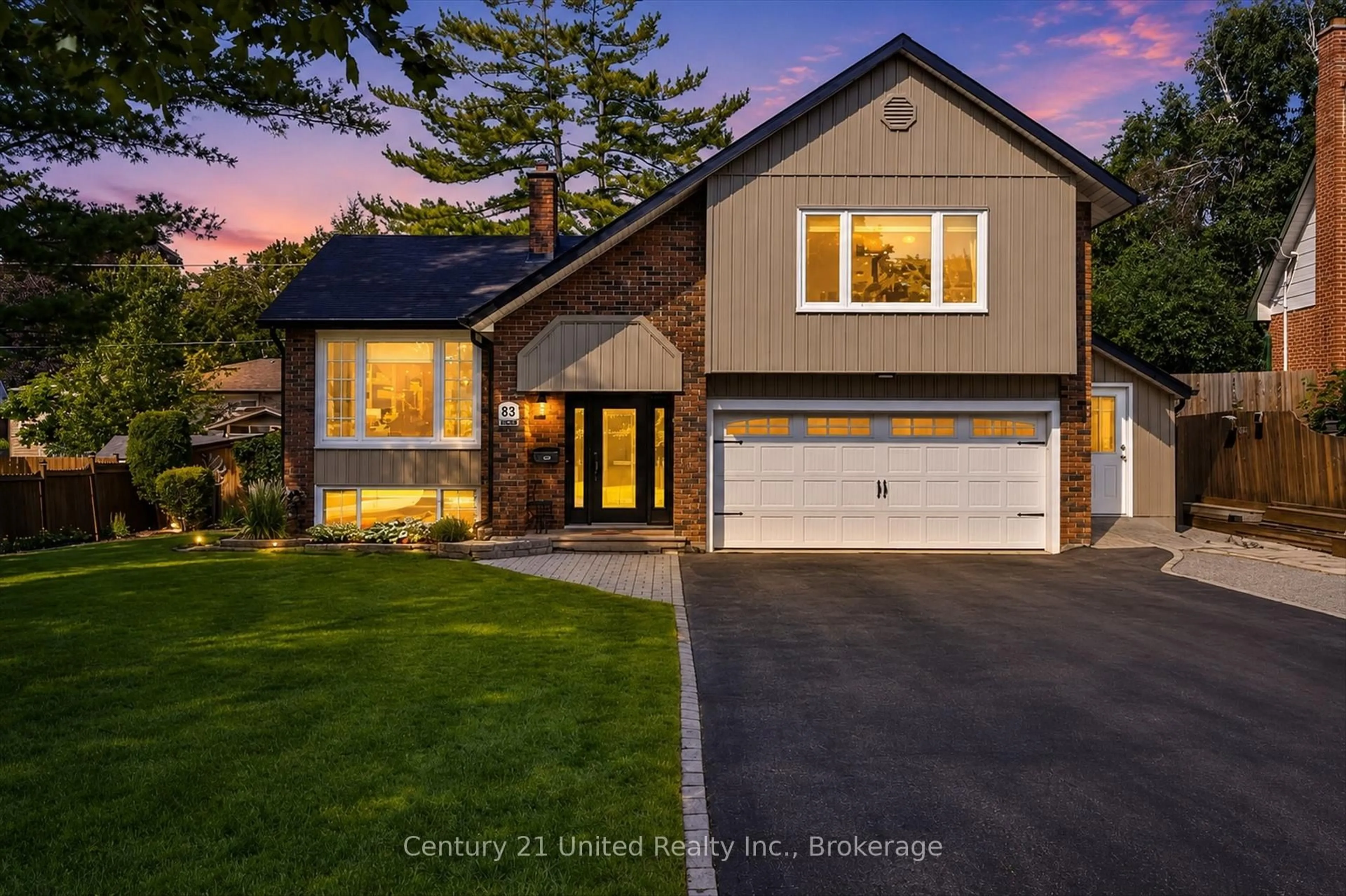 Home with brick exterior material, street for 83 Nevin Ave, Peterborough Ontario K9J 6E9