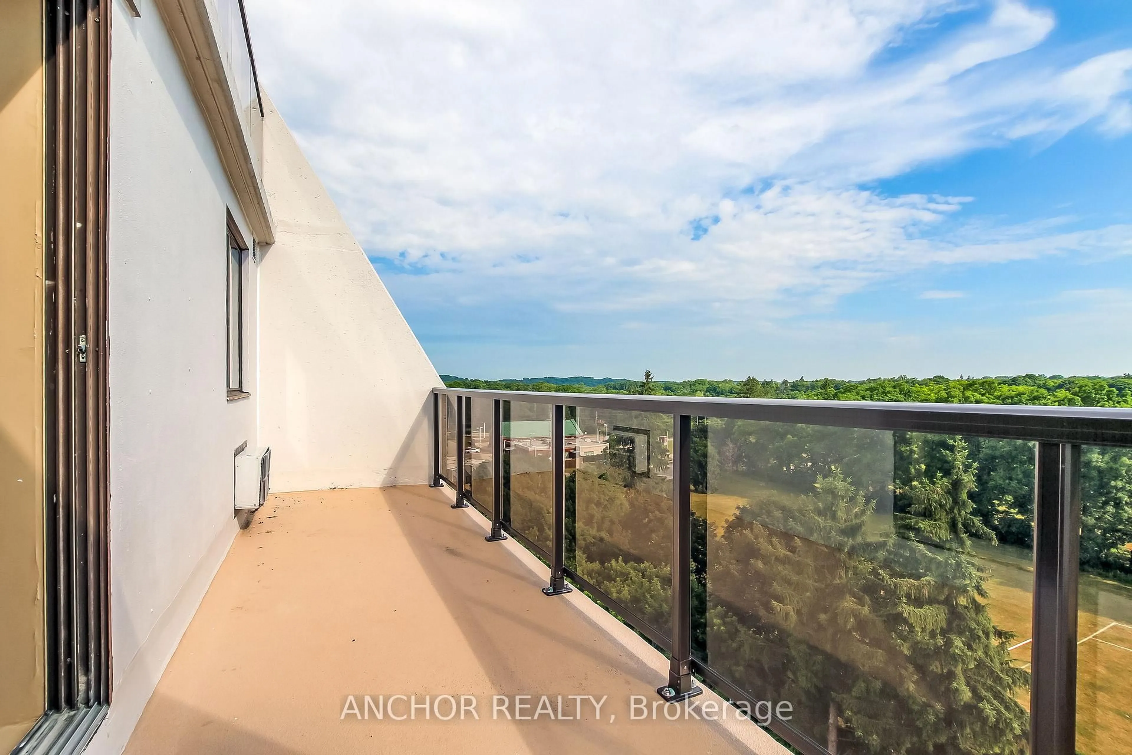 Balcony in the apartment, water/lake/river/ocean view for 1255 Commissioners Rd #709, London South Ontario N6K 3N5