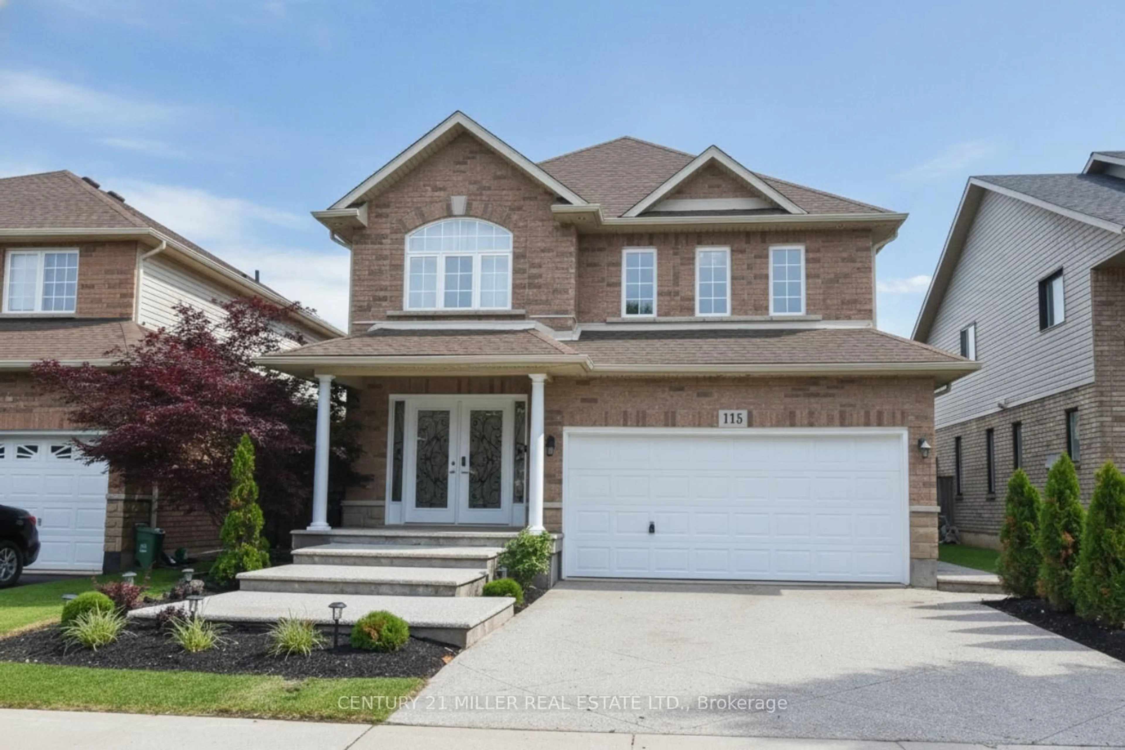Home with brick exterior material, street for 115 Bocelli Cres, Hamilton Ontario L0R 1P0