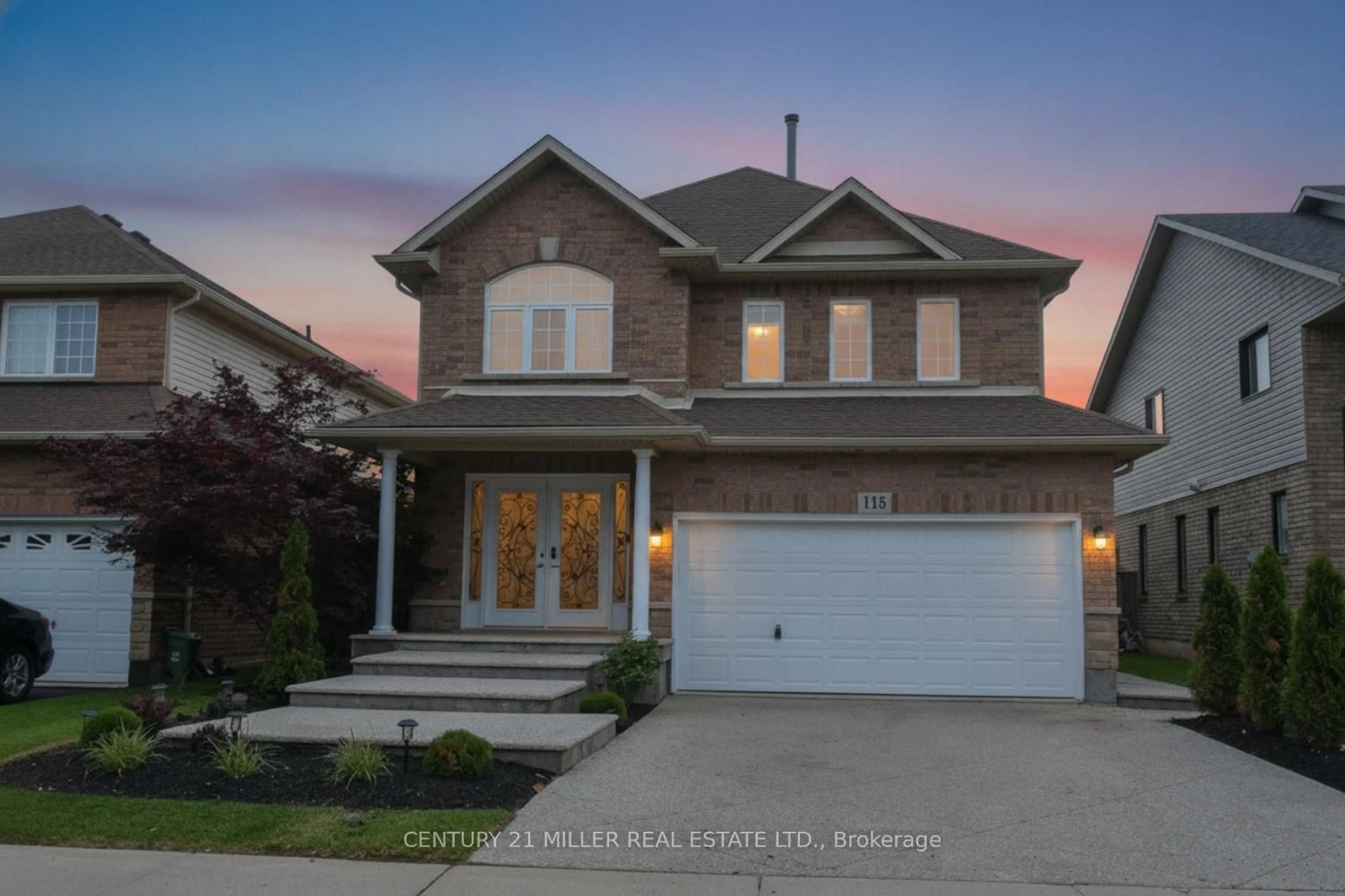 Home with brick exterior material, street for 115 Bocelli Cres, Hamilton Ontario L0R 1P0