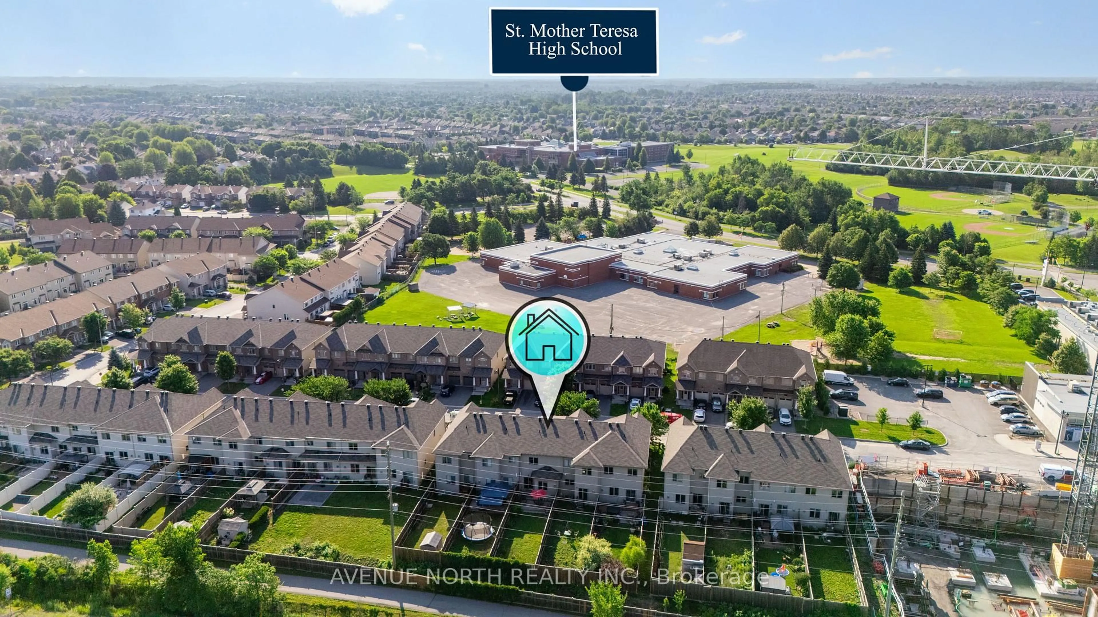 A pic from outside/outdoor area/front of a property/back of a property/a pic from drone, unknown for 612 Via Campanale Ave, Ottawa Ontario K2J 4A2