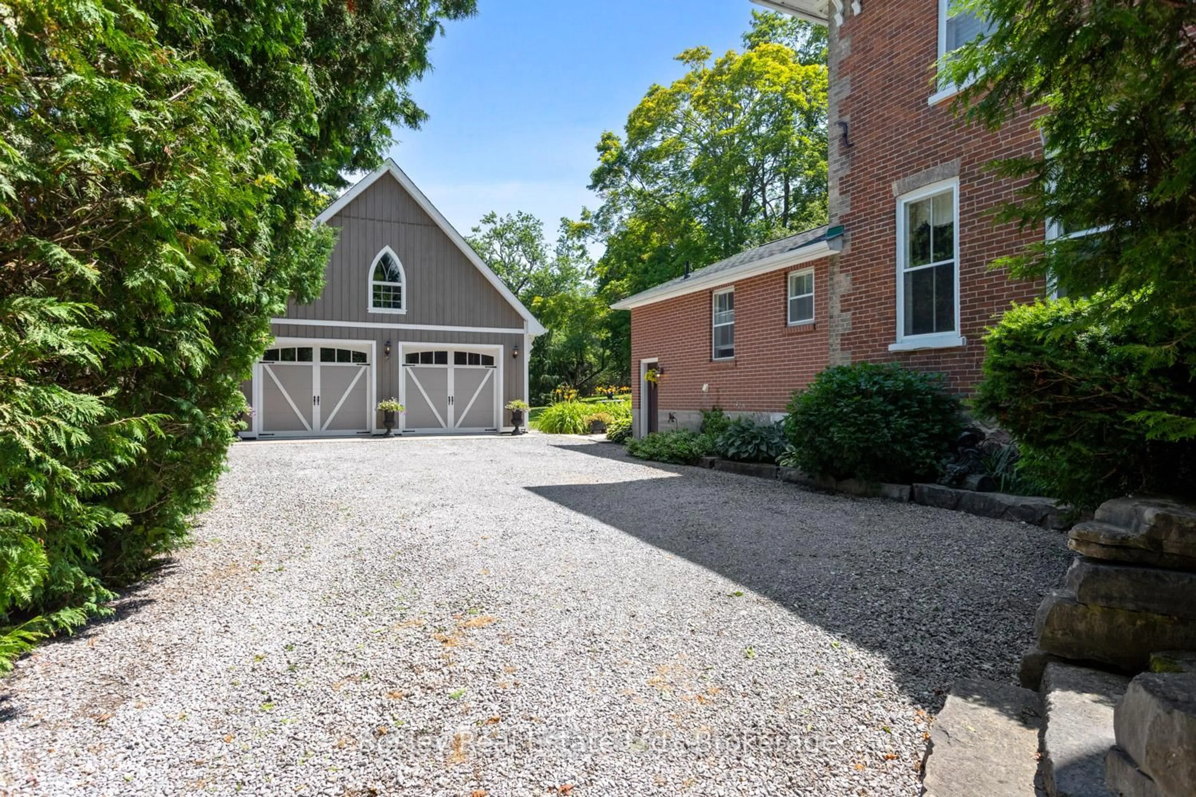 Home with brick exterior material, street for 8 Gravel Rd, Cavan Monaghan Ontario L0A 1G0