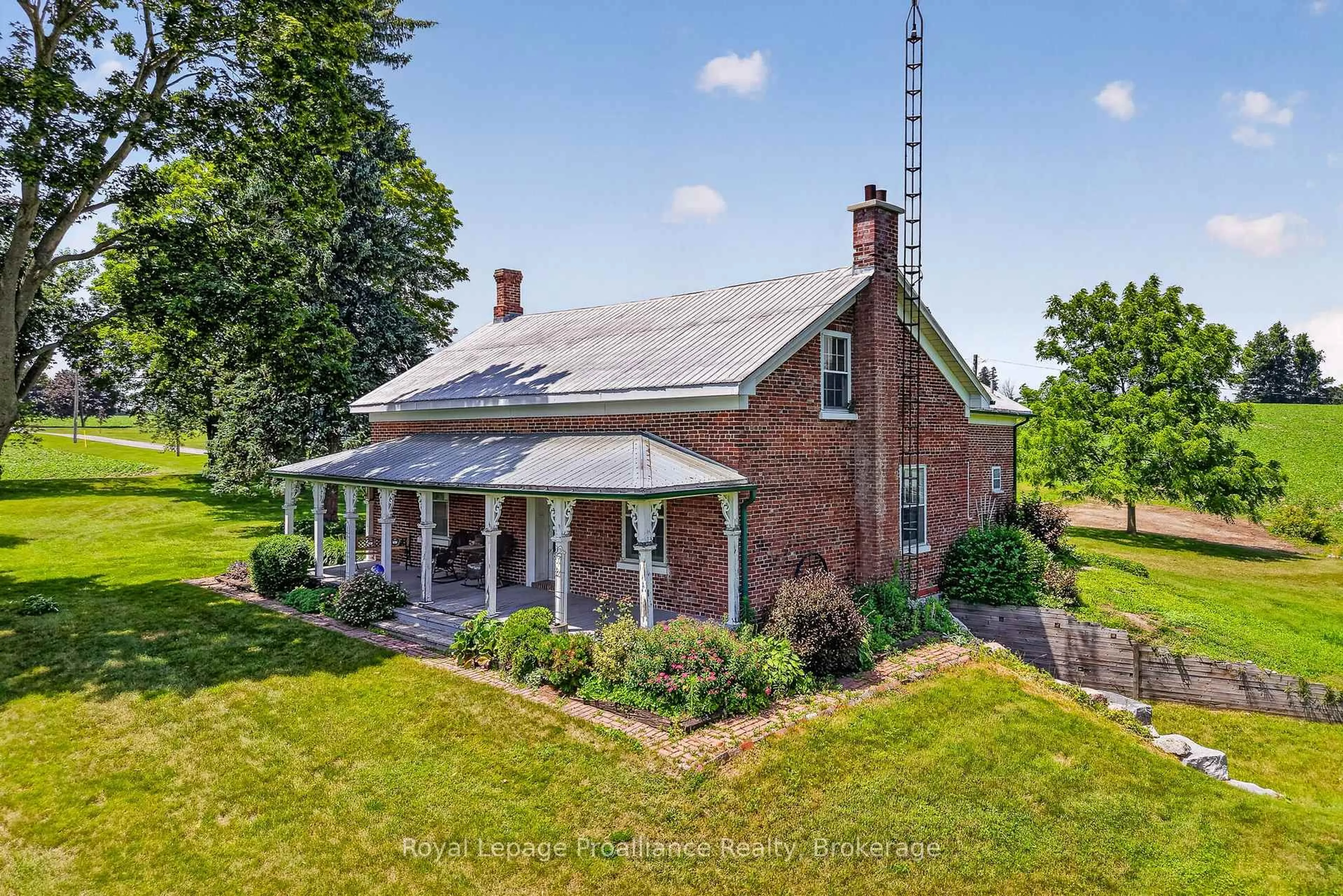 A pic from outside/outdoor area/front of a property/back of a property/a pic from drone, building for 163 Stewart Rd, Alnwick/Haldimand Ontario K0K 1C0