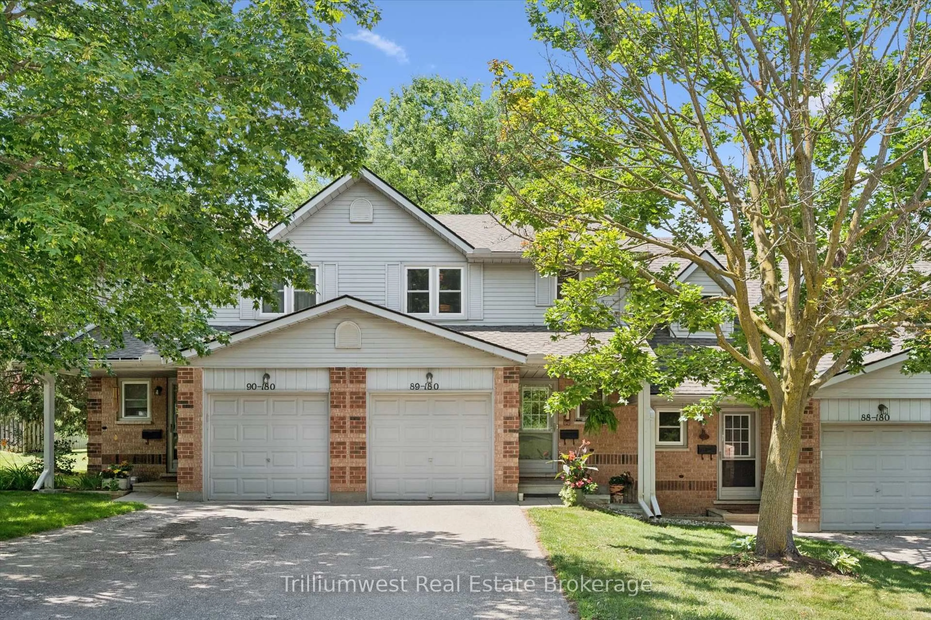 Home with brick exterior material, street for 180 Marksam Rd #89, Guelph Ontario N1H 8G4