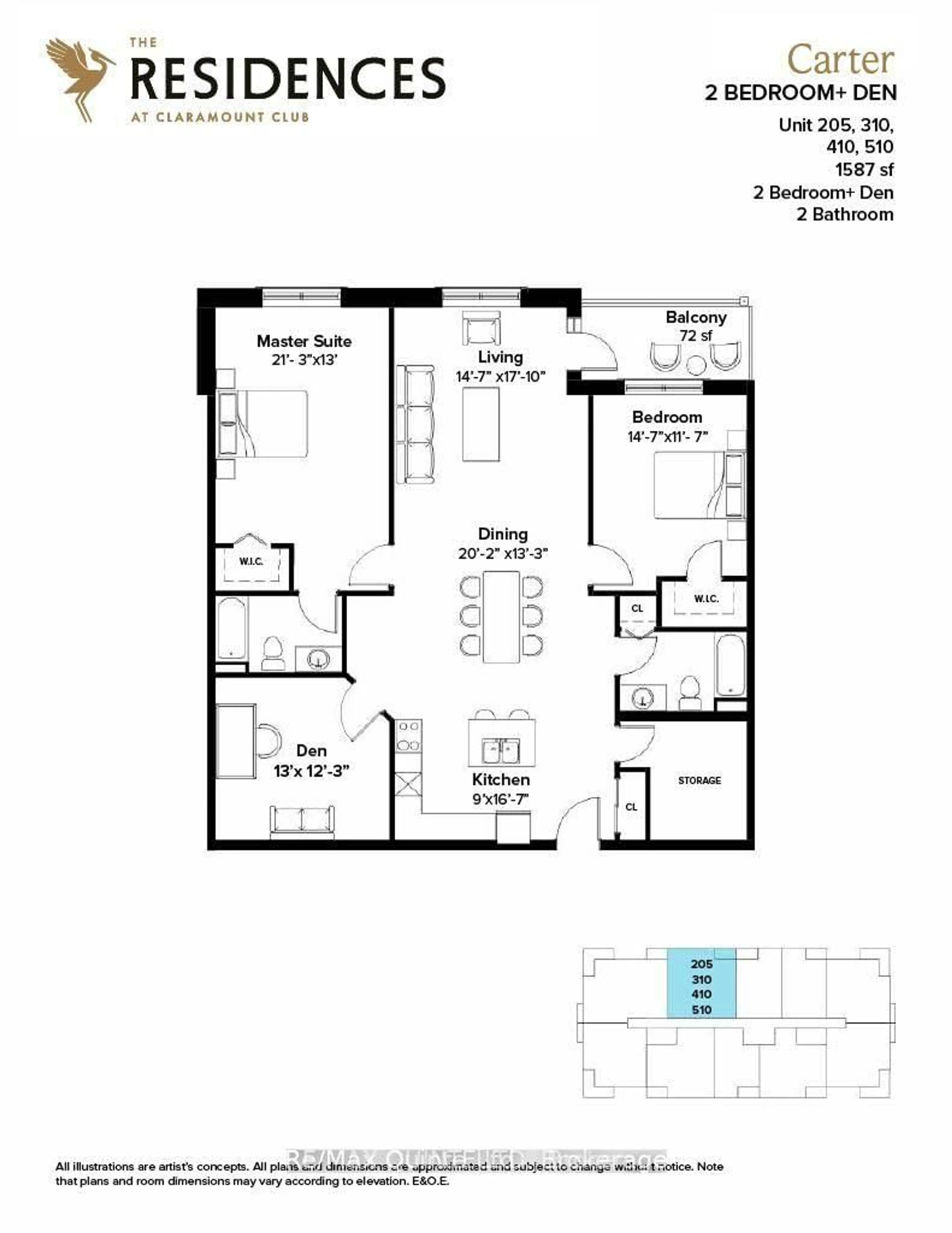 Floor plan for 17 Cleave Ave #205, Prince Edward County Ontario K0K 2T0