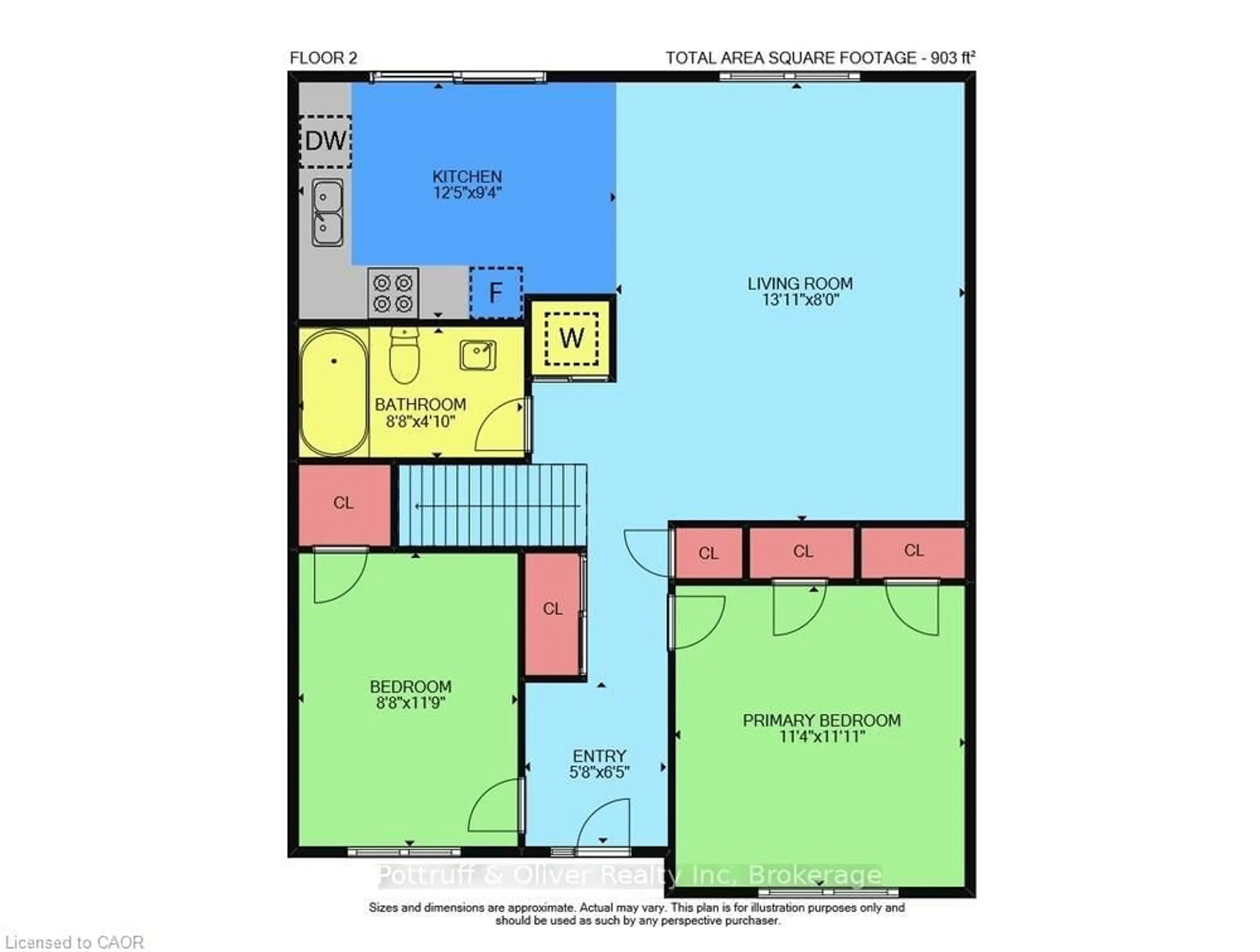 Floor plan for 24 Kenyon Cres #44, Grimsby Ontario L3M 5S4