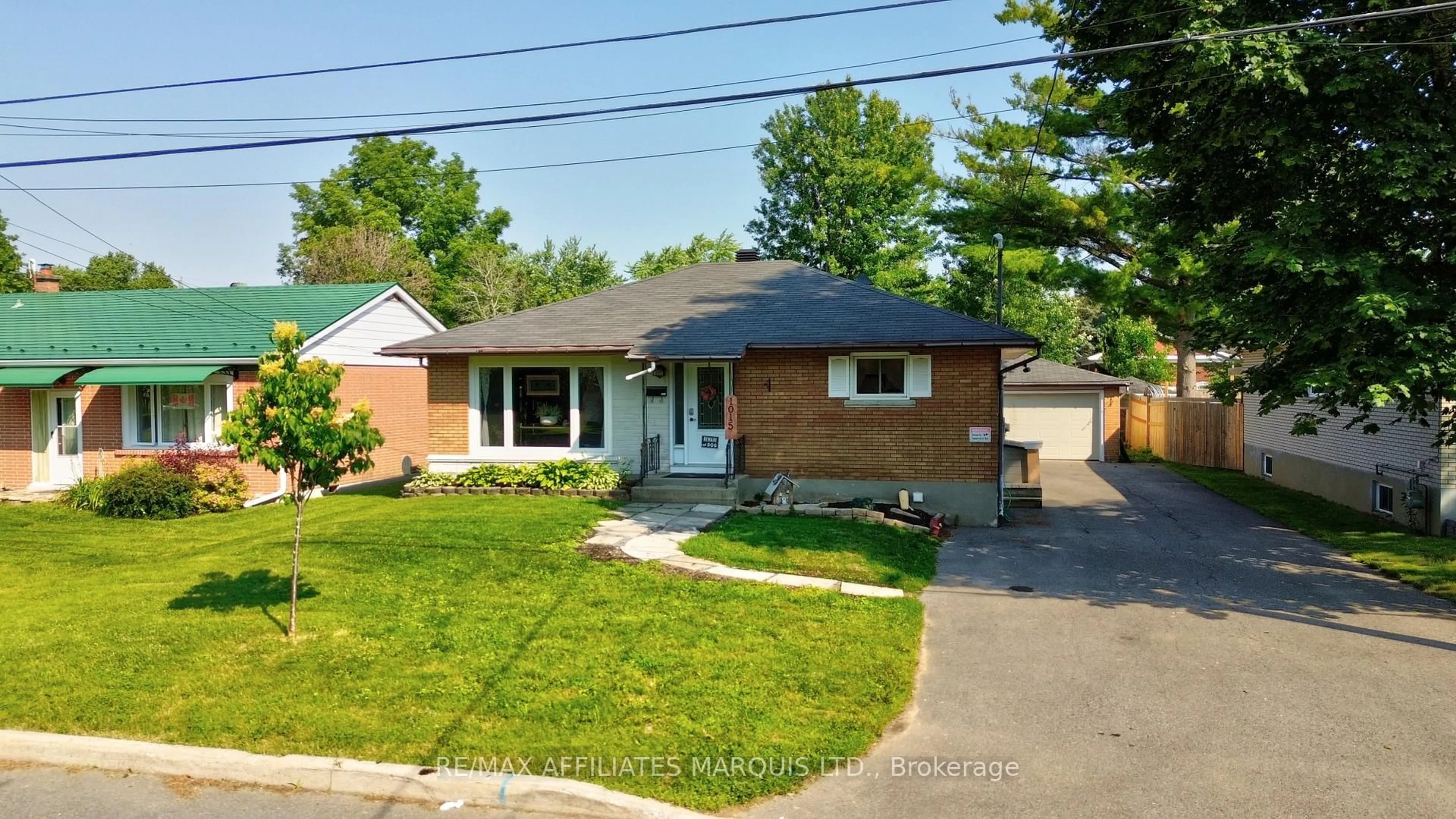 Home with brick exterior material, street for 1015 Edythe Ave, Cornwall Ontario K6J 1N8