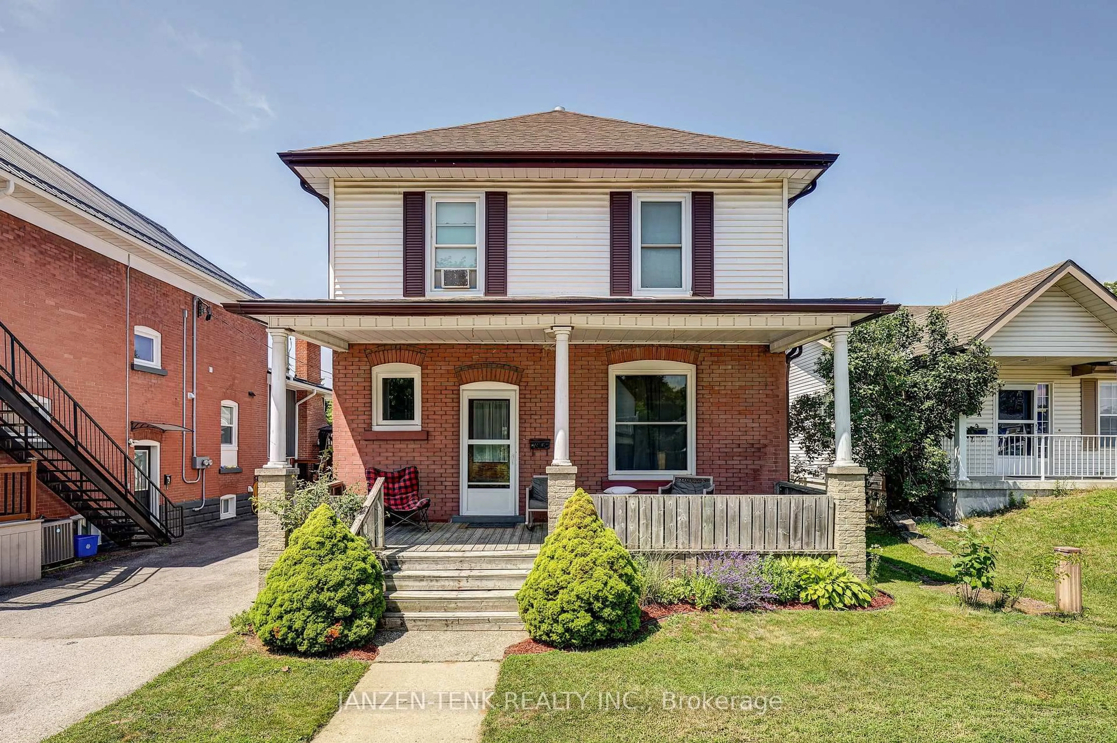 Home with brick exterior material, street for 17 King St, Tillsonburg Ontario N4G 3E3