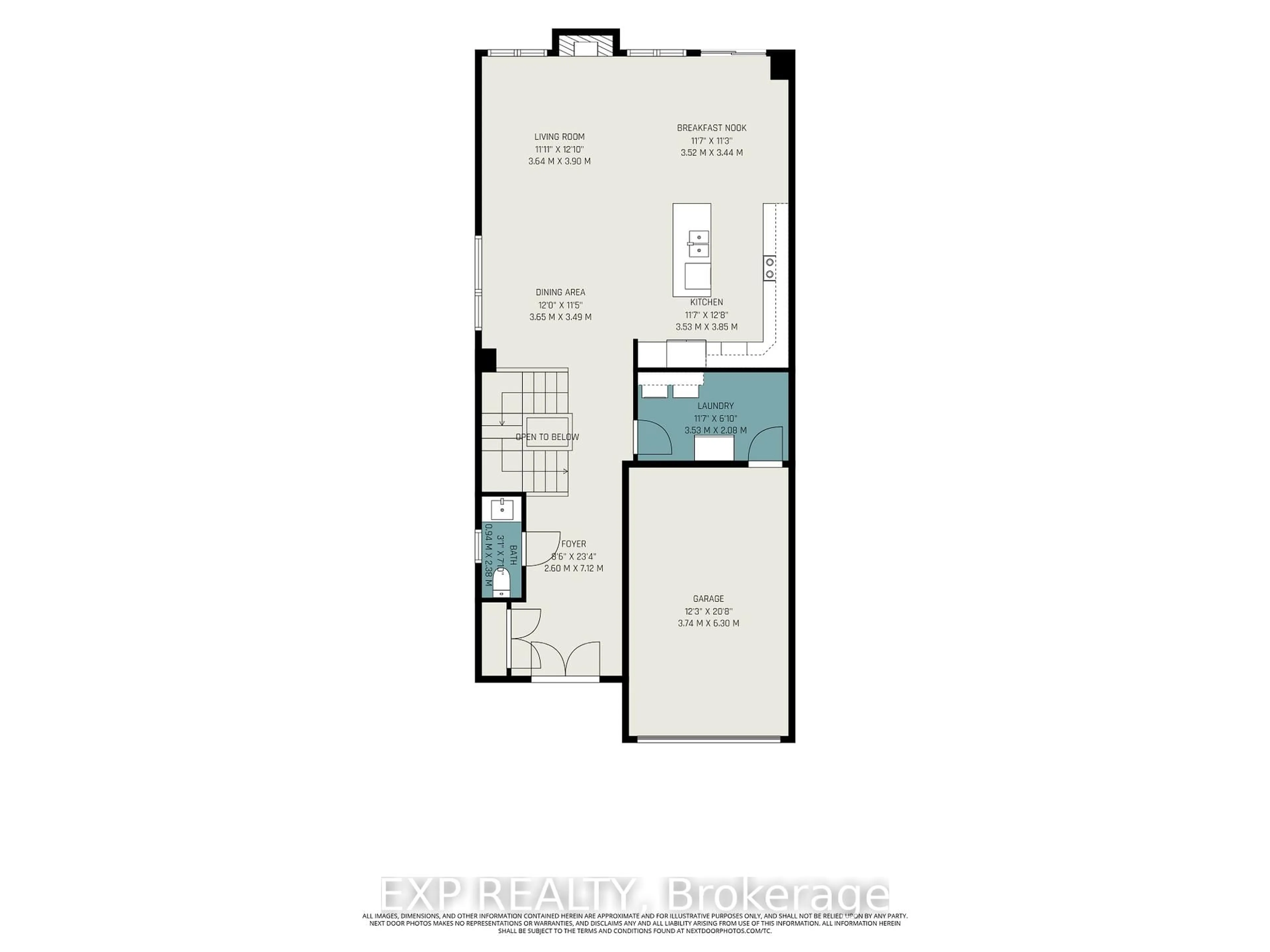 Floor plan for 41 Nettle Cres, Ottawa Ontario K1T 0M2