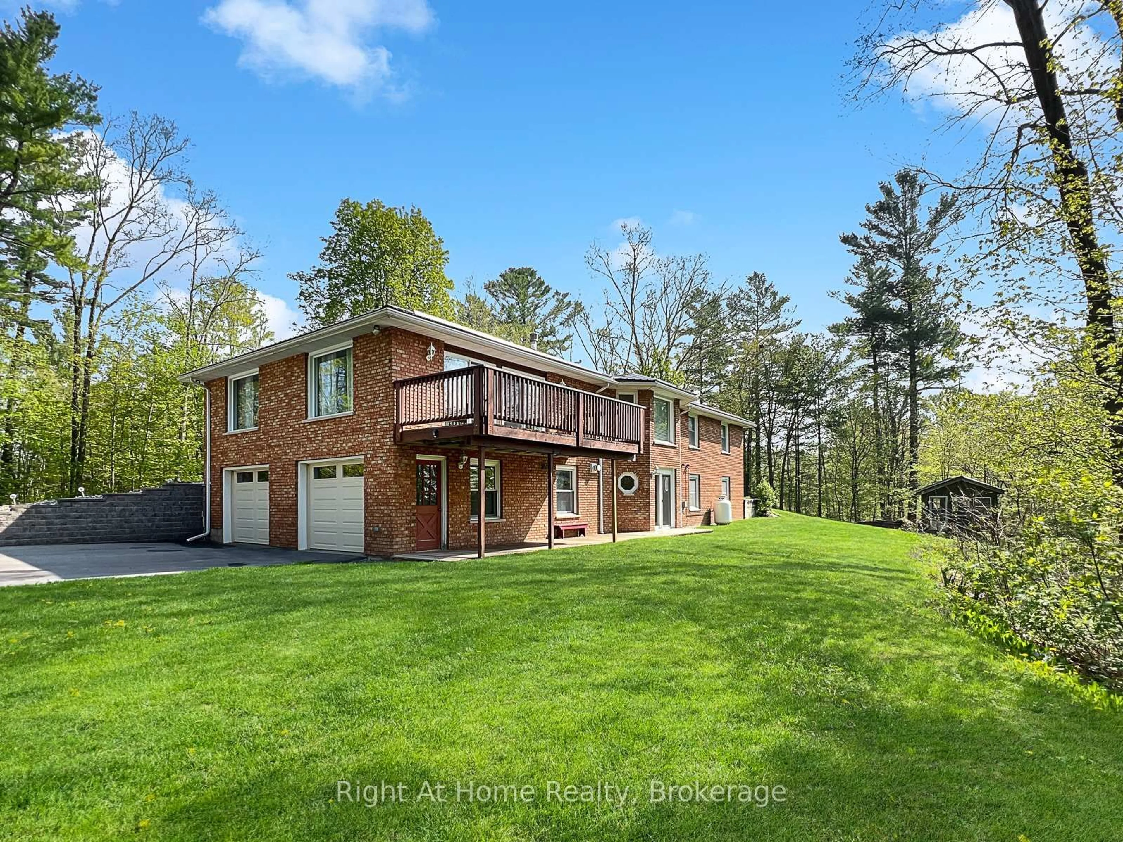 A pic from outside/outdoor area/front of a property/back of a property/a pic from drone, water/lake/river/ocean view for 919 Jamieson Rd, Quinte West Ontario K0K 3M0