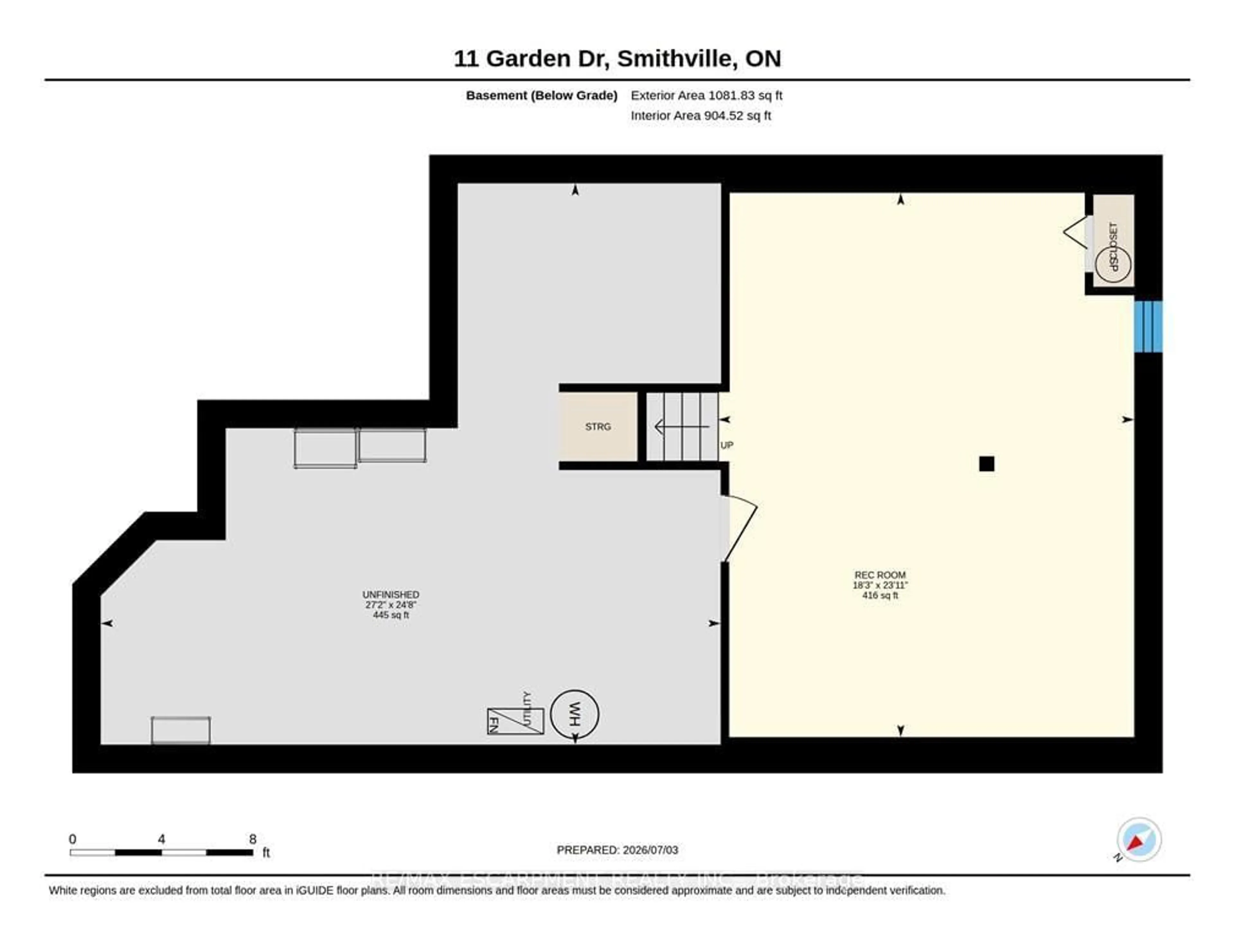 Floor plan for 11 Garden Dr, West Lincoln Ontario L0R 2A0