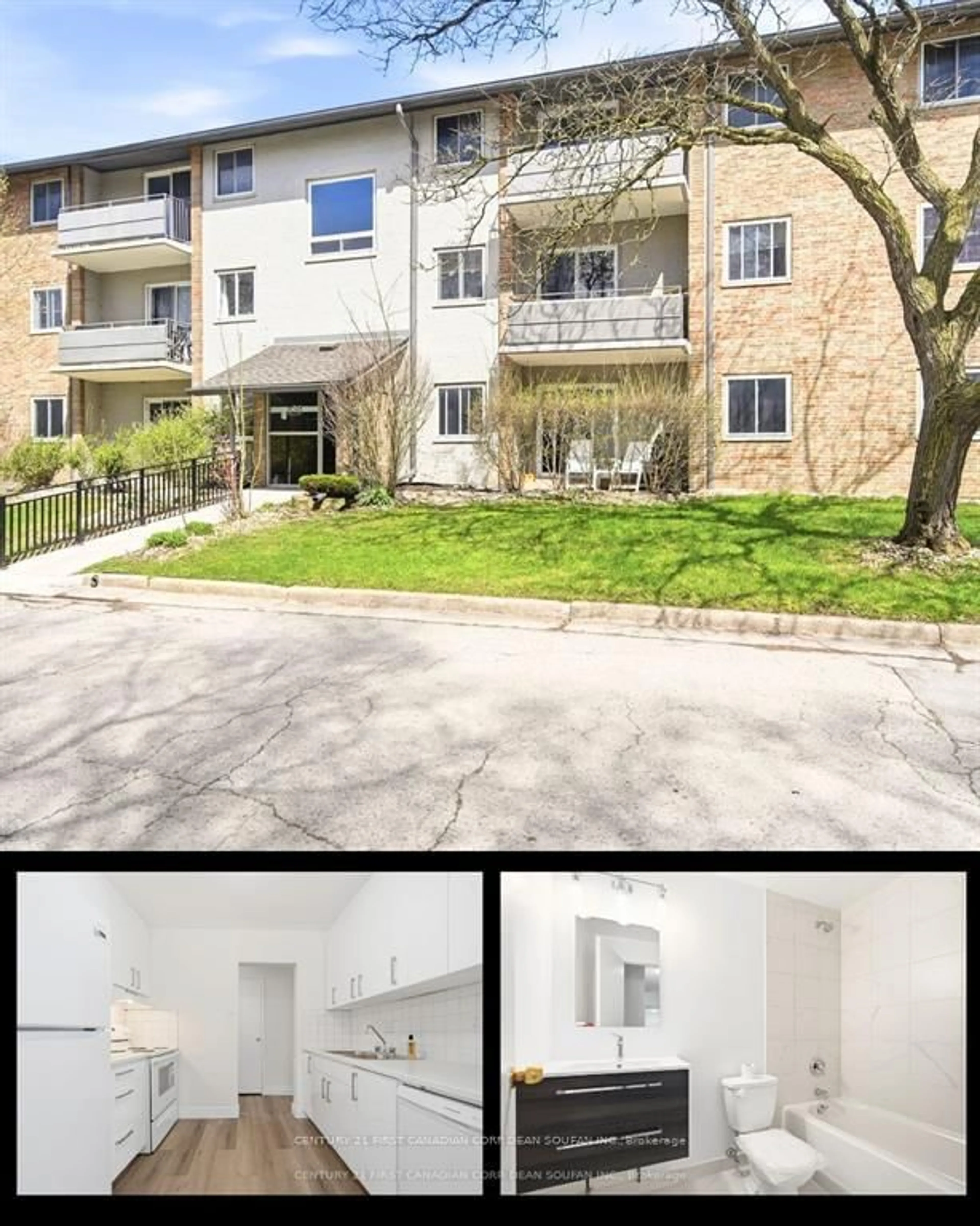 A pic from outside/outdoor area/front of a property/back of a property/a pic from drone, street for 675 Wonderland Rd #6, London South Ontario N6K 1M1