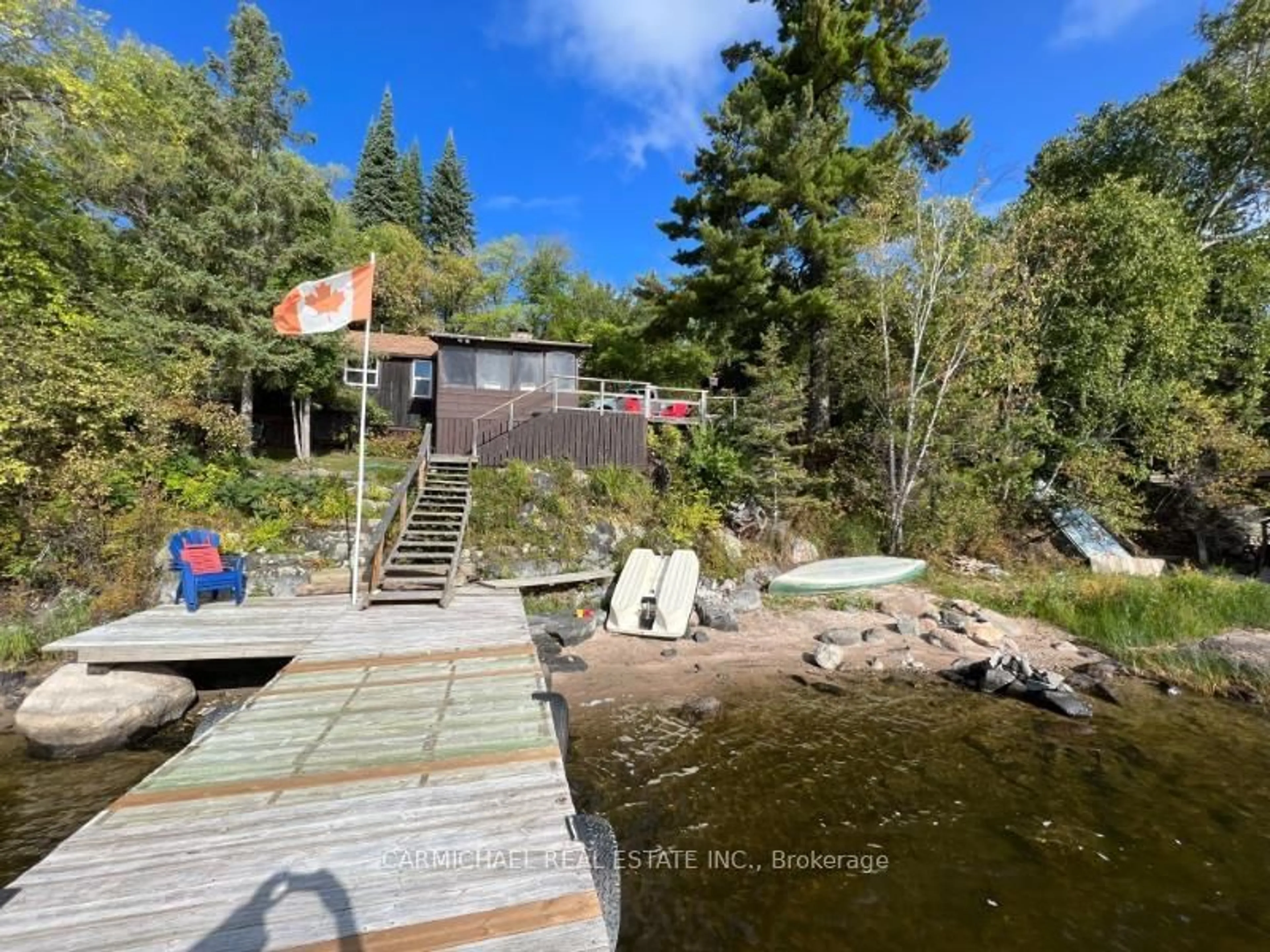 A pic from outside/outdoor area/front of a property/back of a property/a pic from drone, water/lake/river/ocean view for 0 Beach Rd., Kenora Remote Area Ontario P0X 1C0