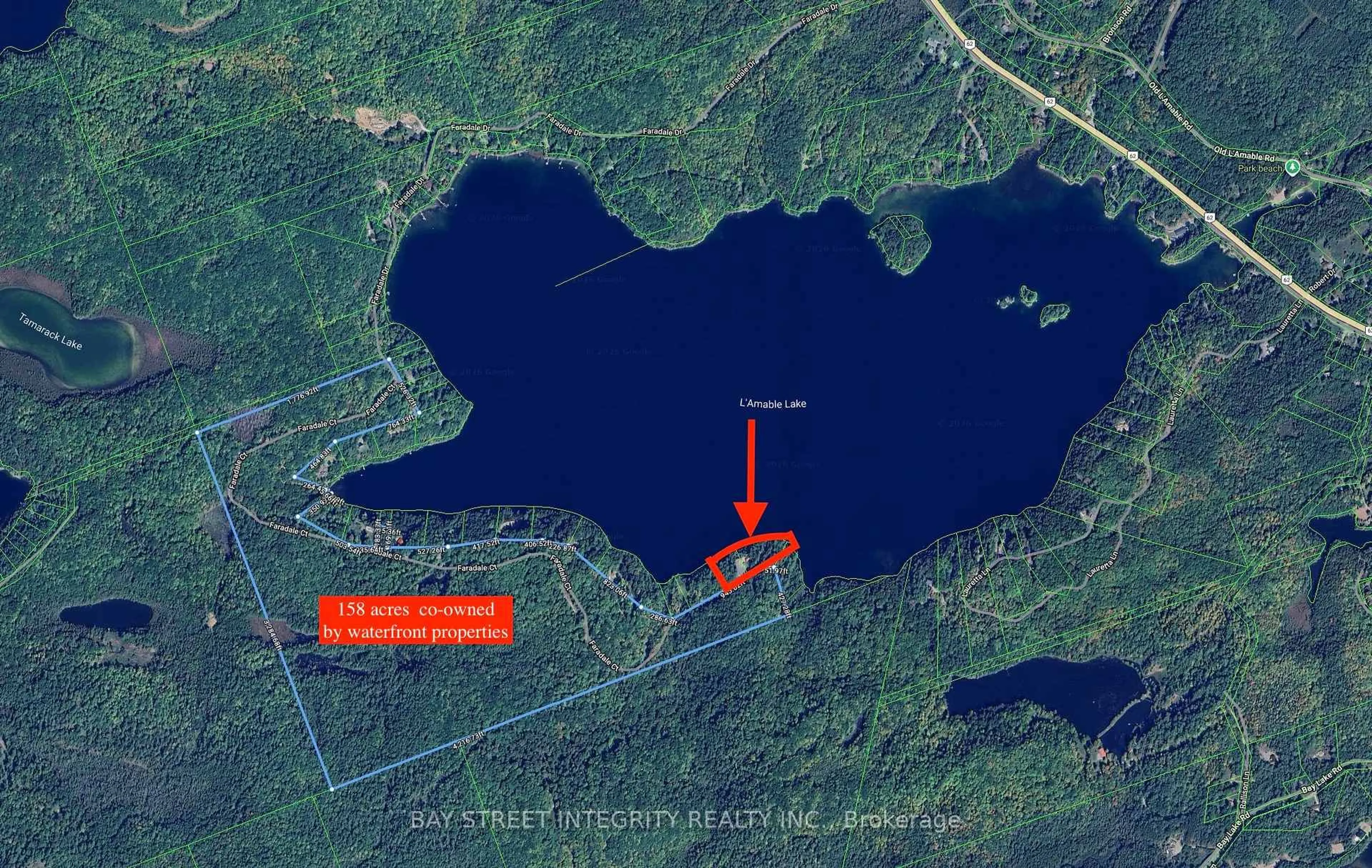 Picture of a map for 376 Faradale Crt, Bancroft Ontario K0L 1C0