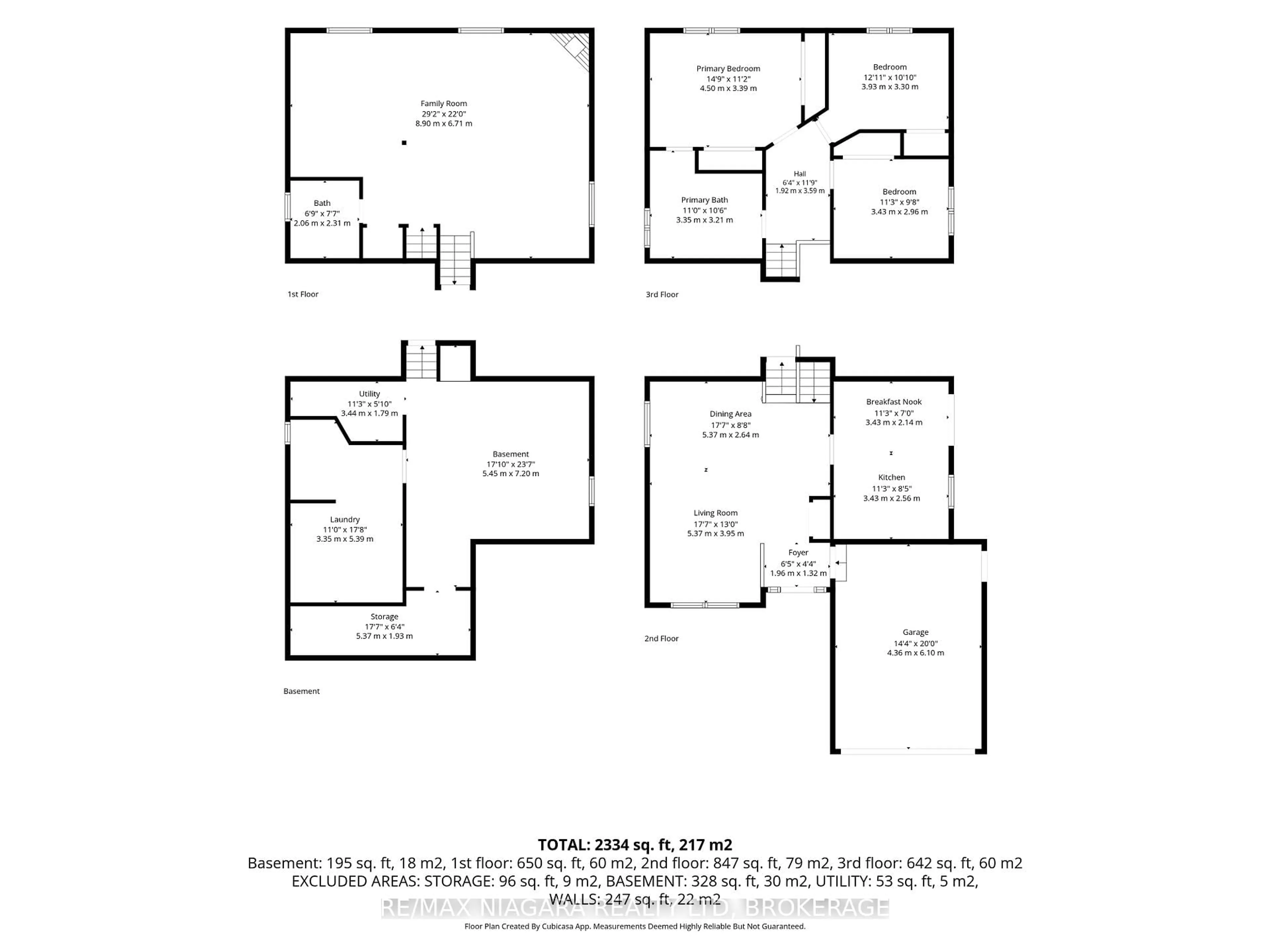 Floor plan for 5991 ANDREA Dr, Niagara Falls Ontario L2H 2Z9