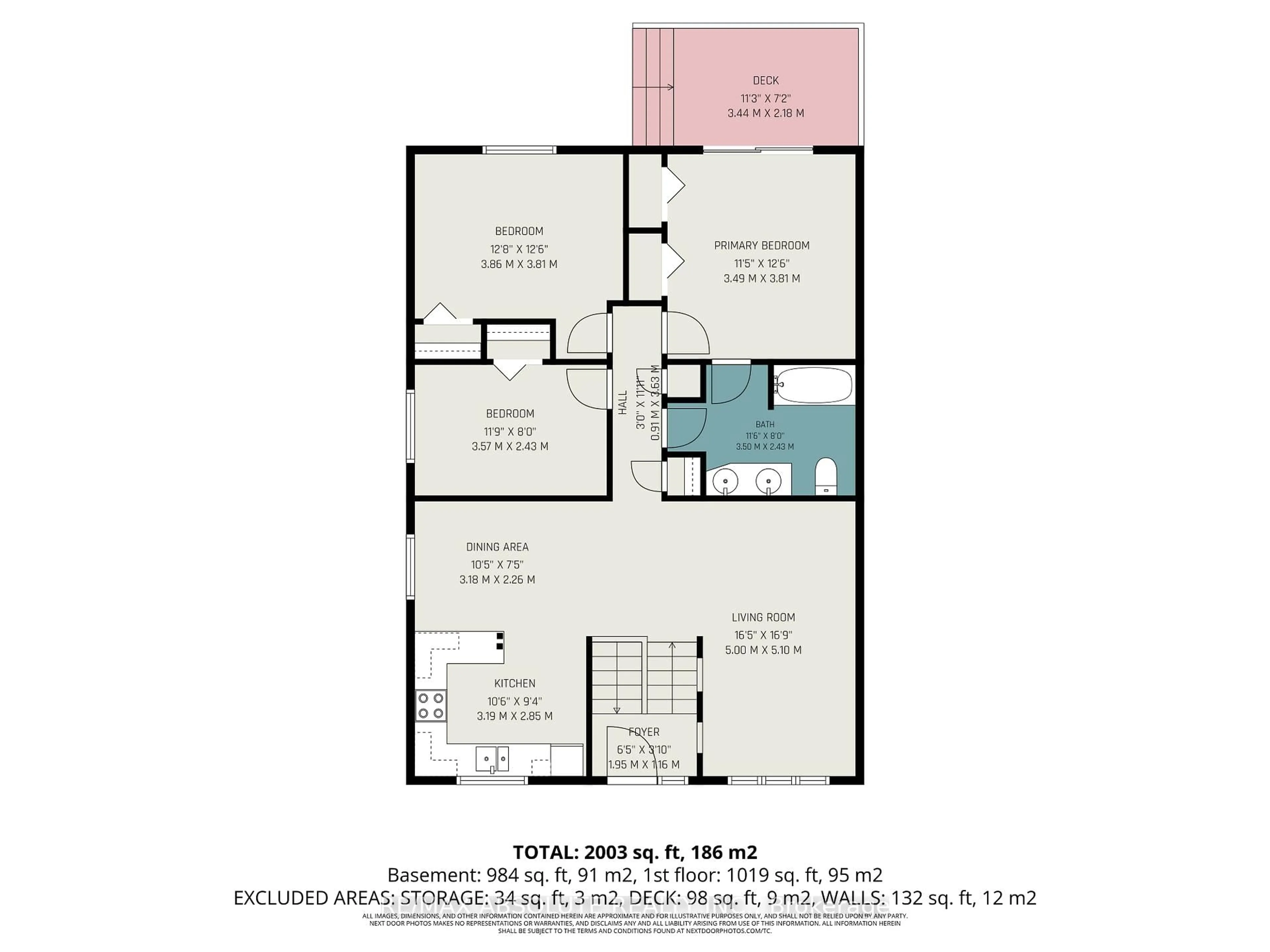 Floor plan for 95 Seventh Ave, Arnprior Ontario K7S 3S8