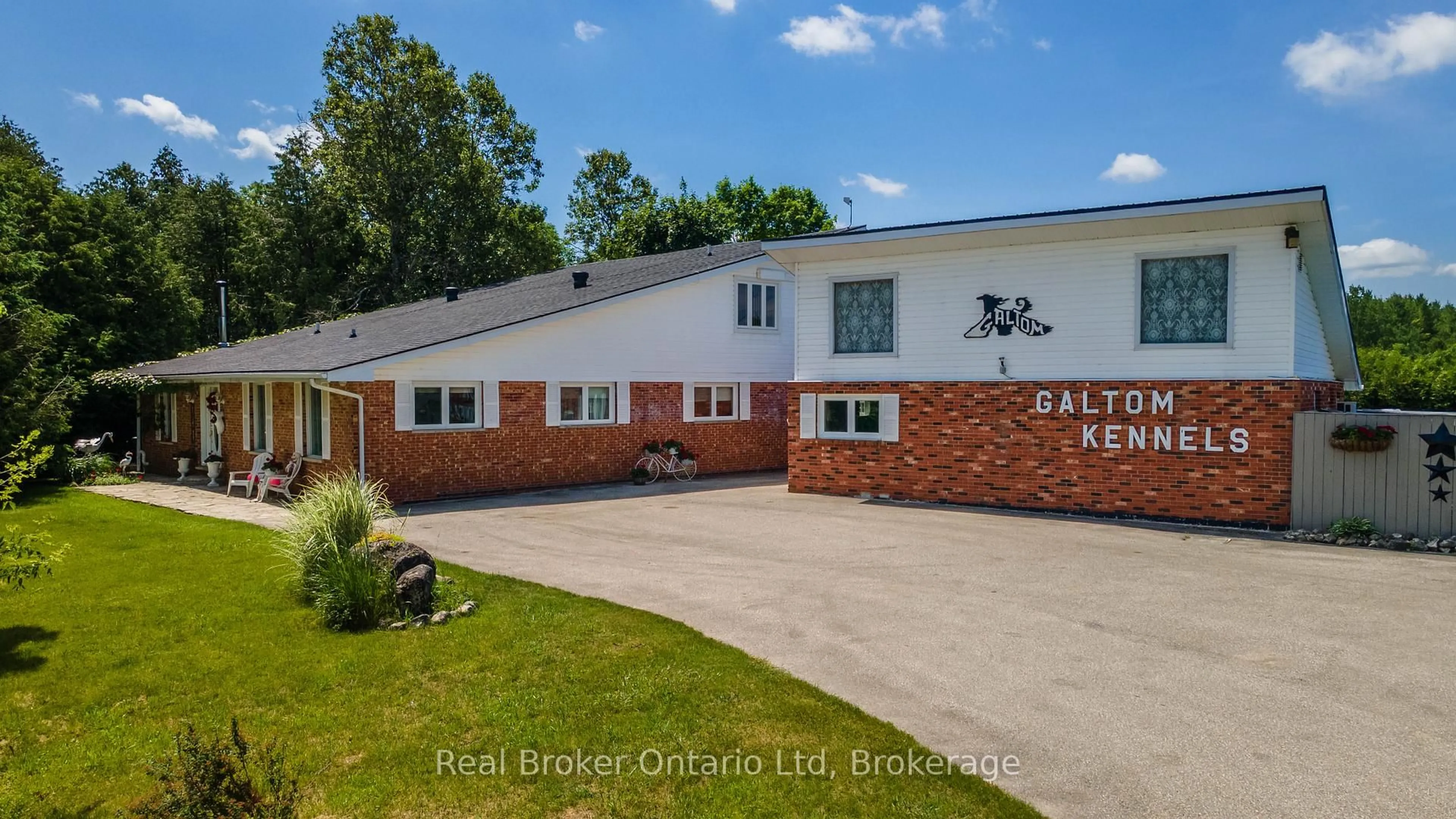A pic from outside/outdoor area/front of a property/back of a property/a pic from drone, building for 775498 HWY 10 Highway, West Grey Ontario N0C 1H0