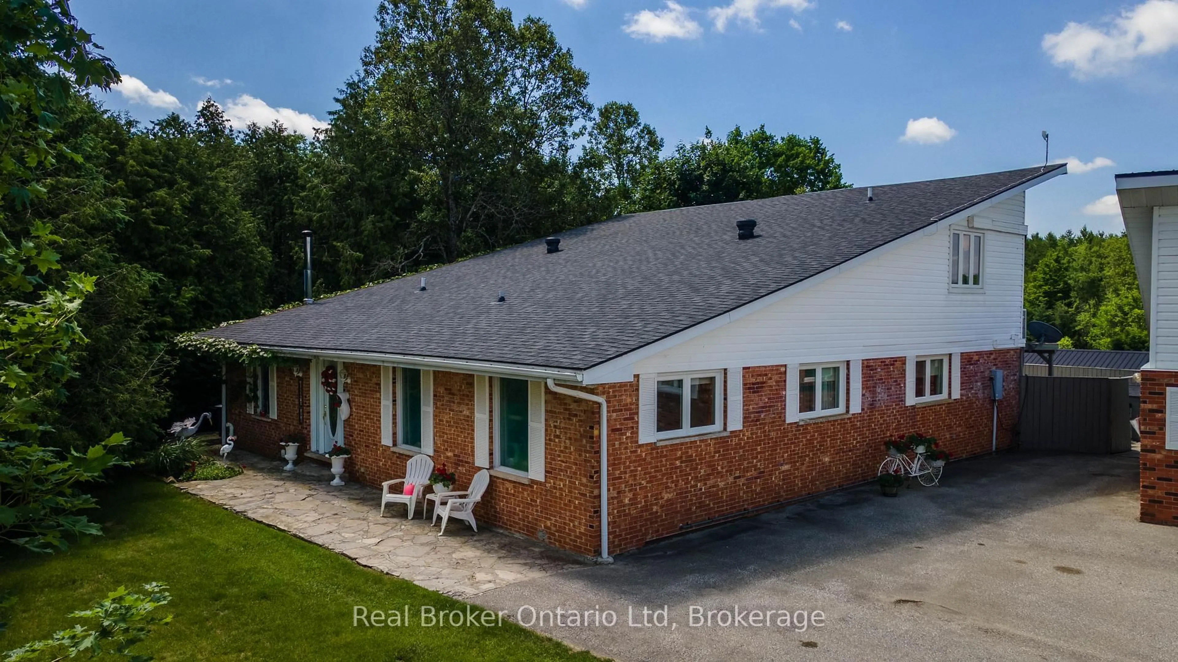A pic from outside/outdoor area/front of a property/back of a property/a pic from drone, street for 775498 HWY 10 Highway, West Grey Ontario N0C 1H0