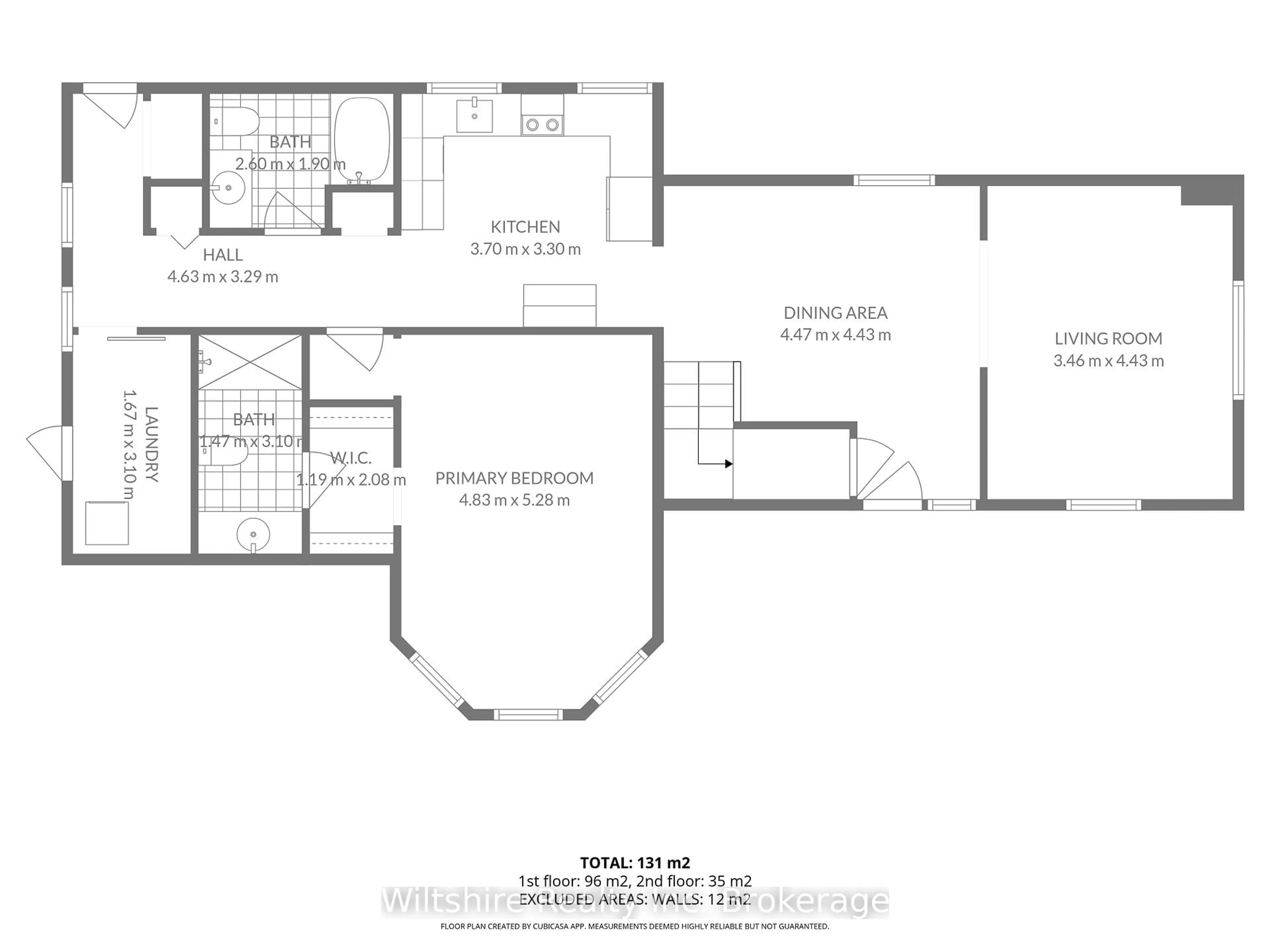 Floor plan for 38 Harvey St, Aylmer Ontario N5H 1T1