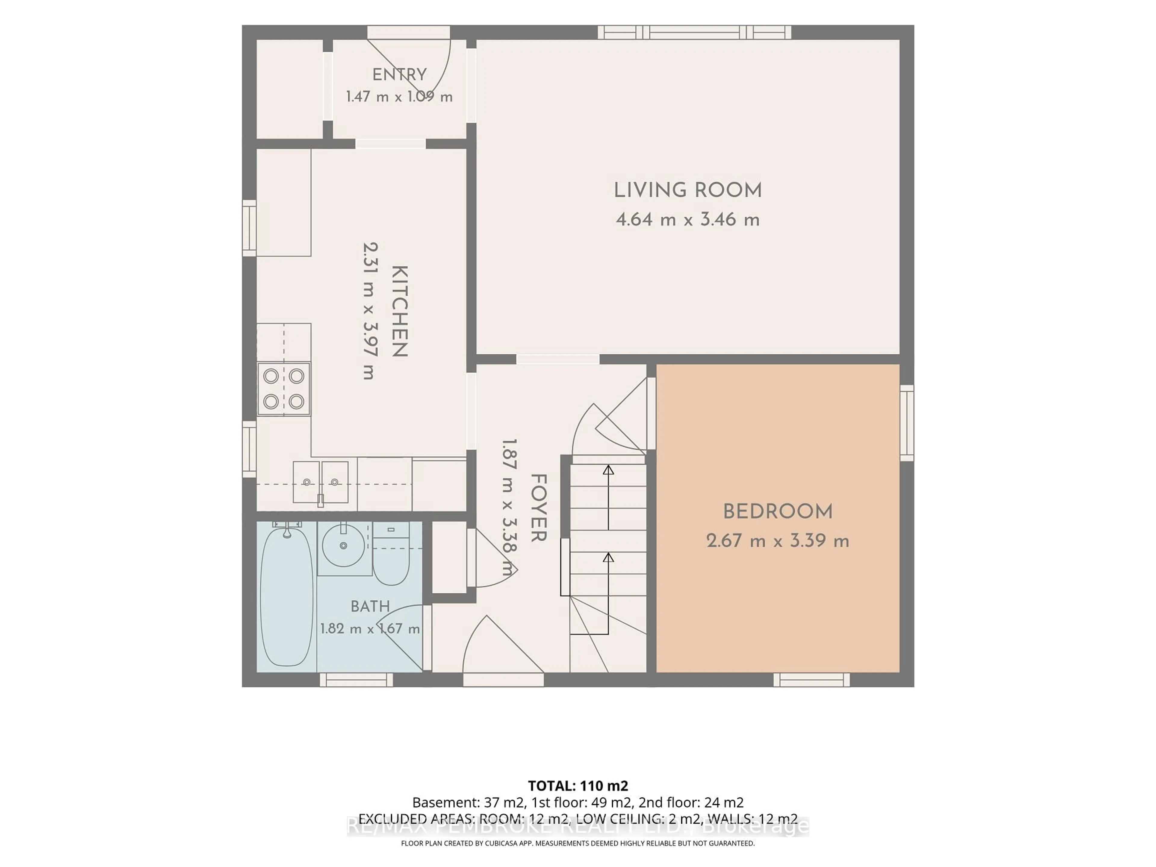 Floor plan for 108 Third Ave, Arnprior Ontario K7S 1Y8