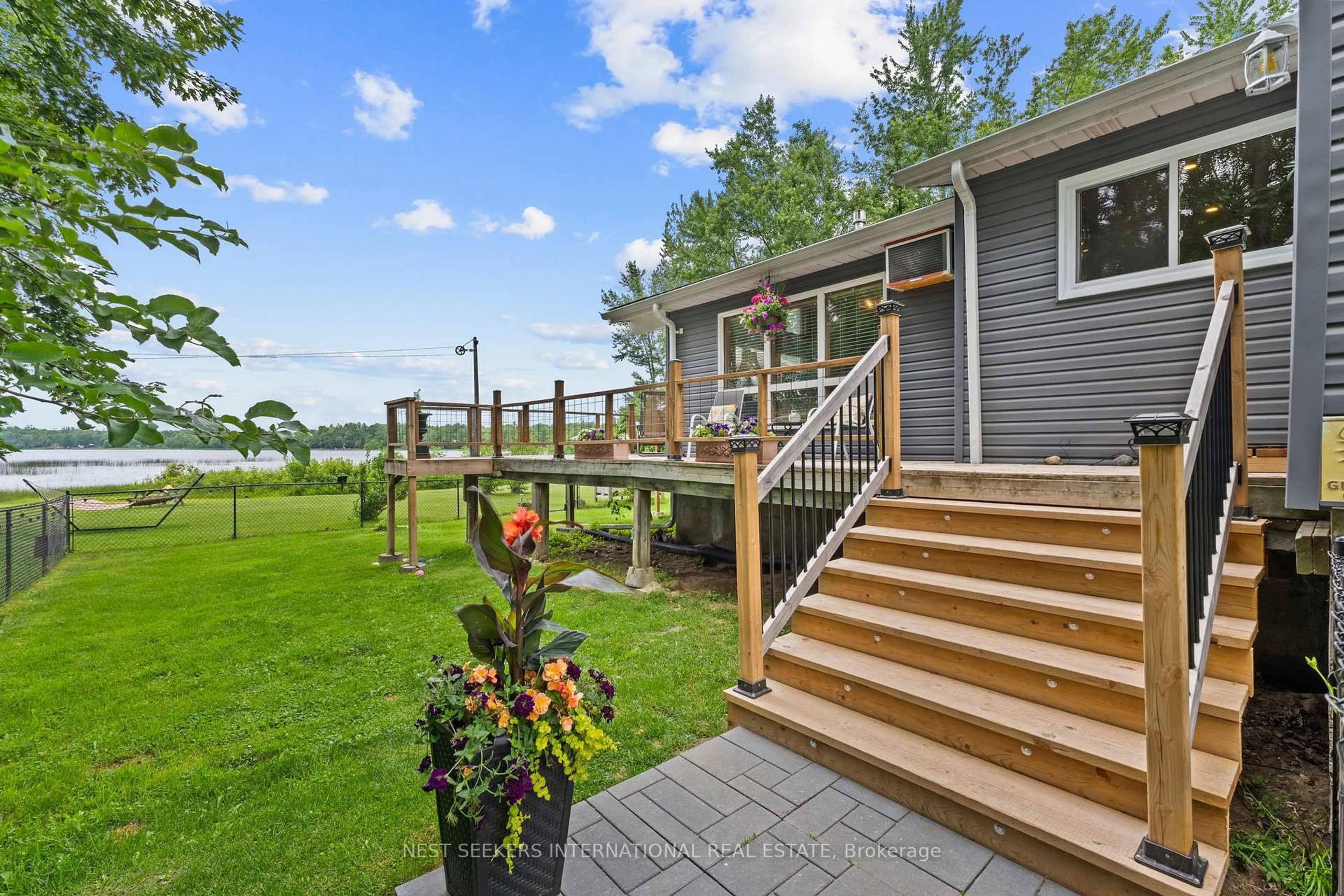 Patio, water/lake/river/ocean view for 27 Young St, Kawartha Lakes Ontario L0K 1W0