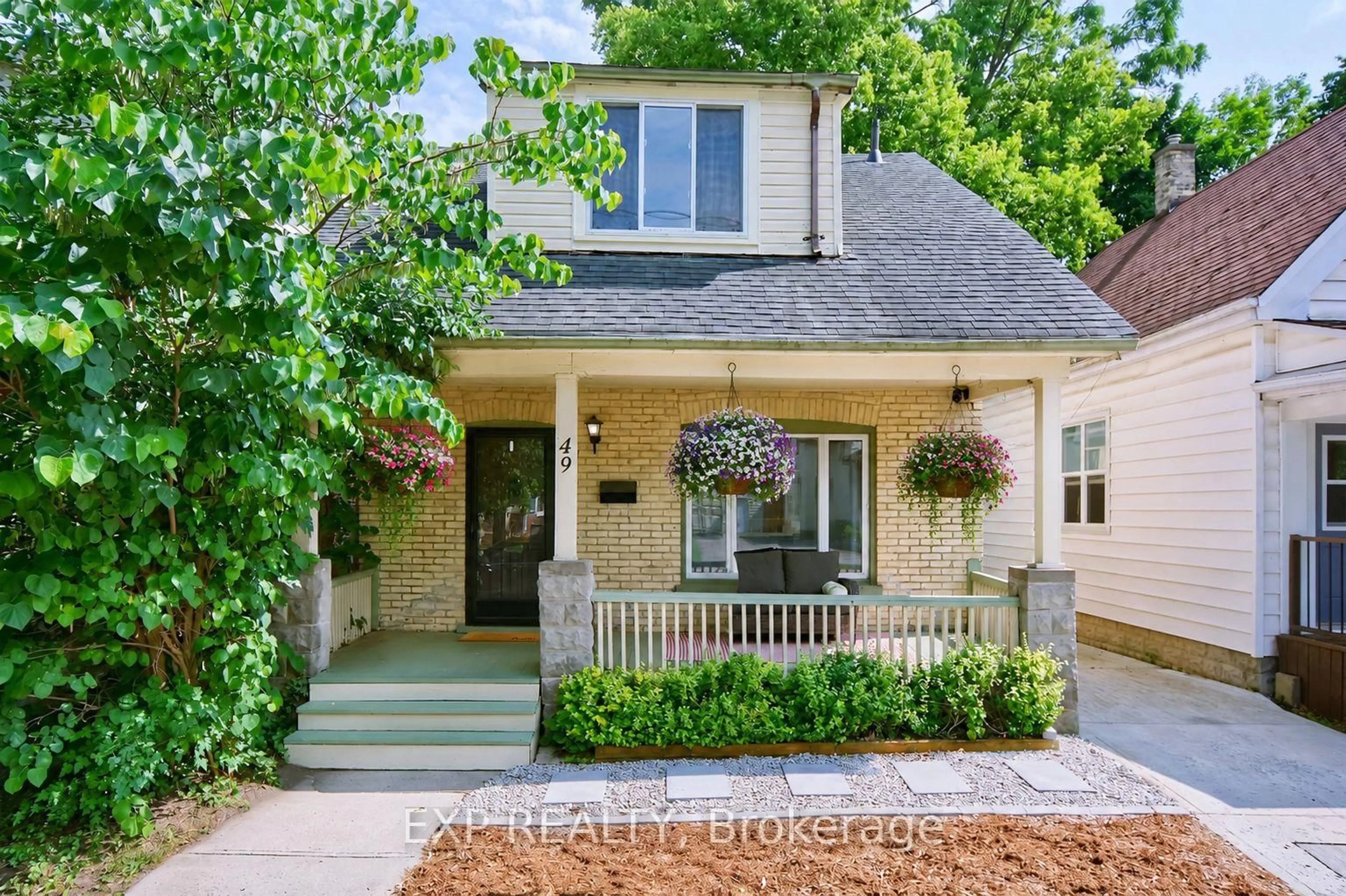 Home with brick exterior material, street for 49 Euclid Ave, London South Ontario N6C 1C2