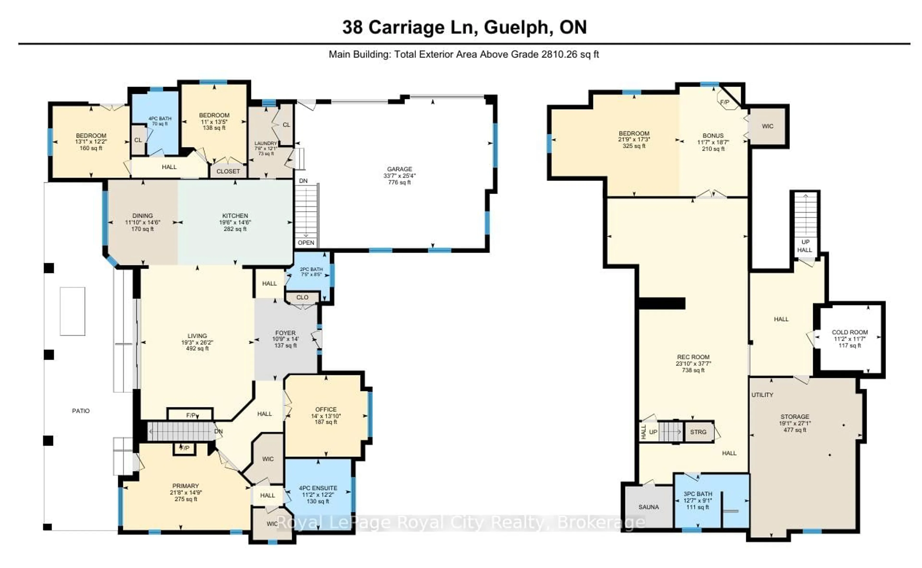 Floor plan for 38 Carriage Lane, Puslinch Ontario N1H 6H9